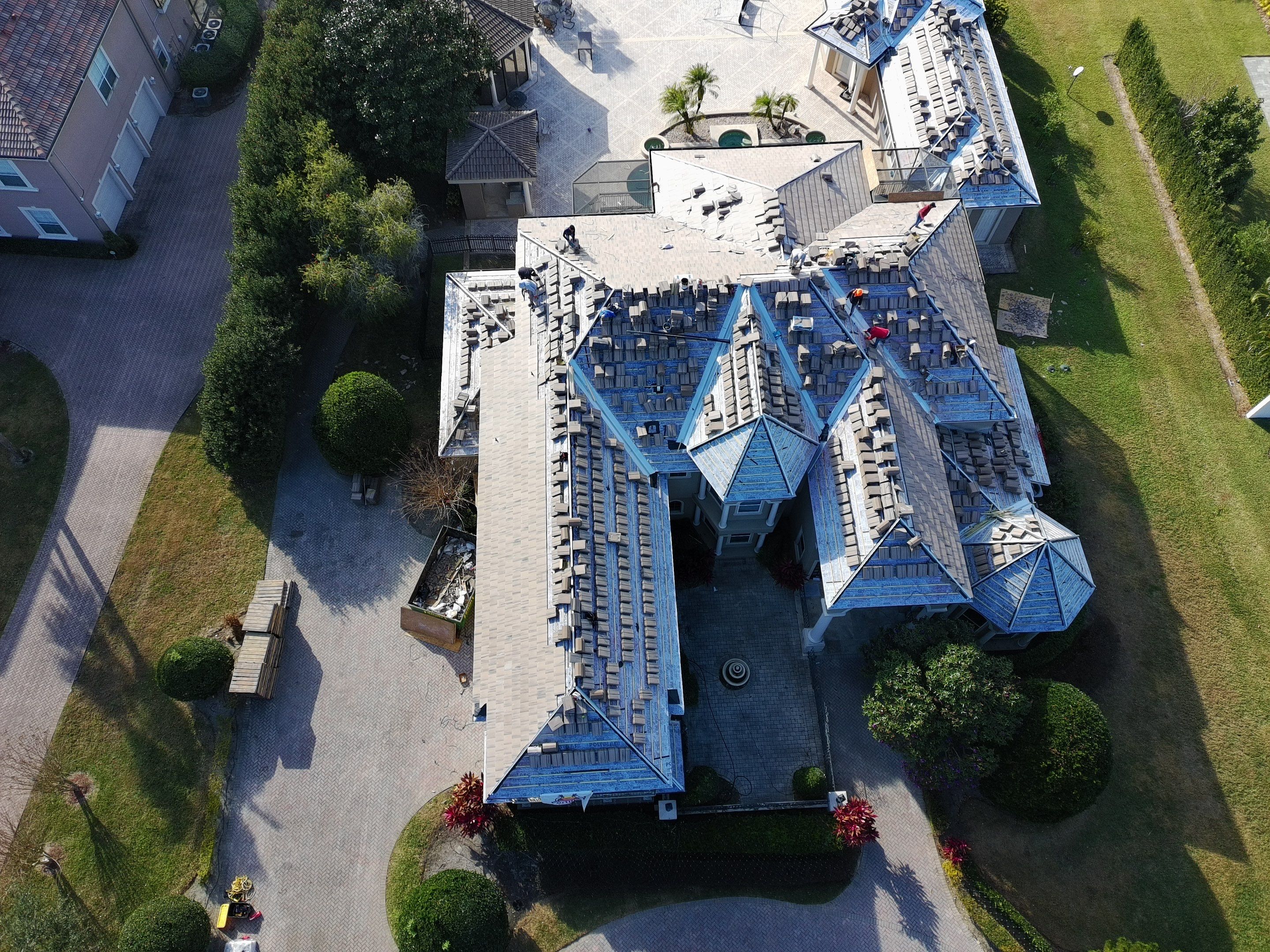 Mediterranean Tile Roof Replacement and Leak Remediation in Orlando by Fortified Roofing Solutions Corp.