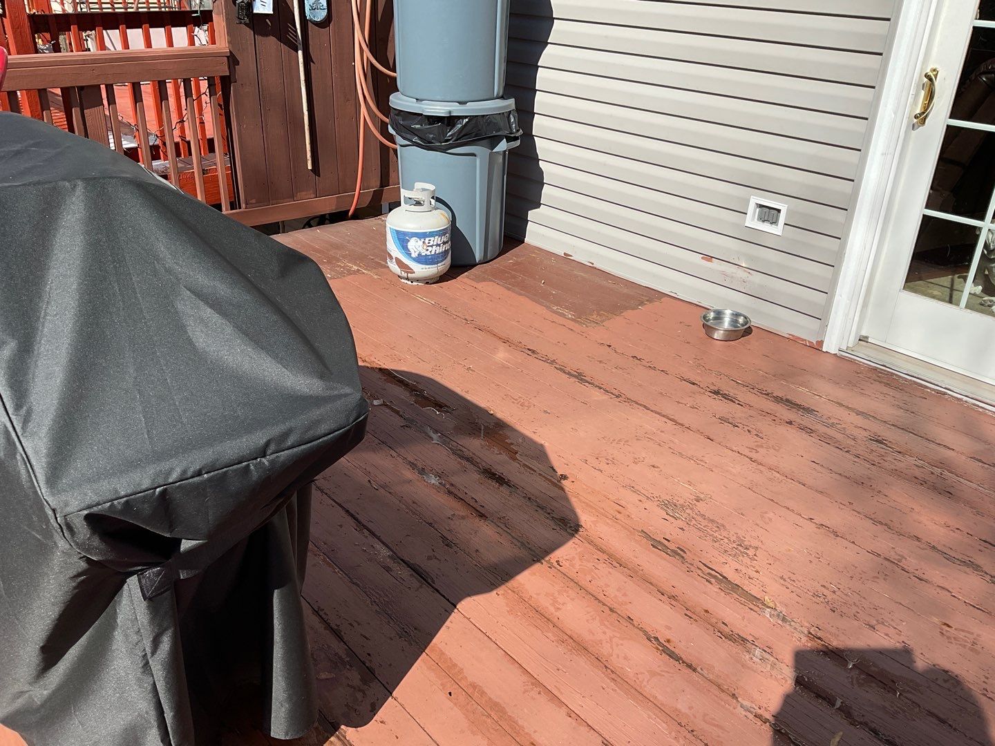 Deck Installation using New Composite Deck Board by Alpha Design Services