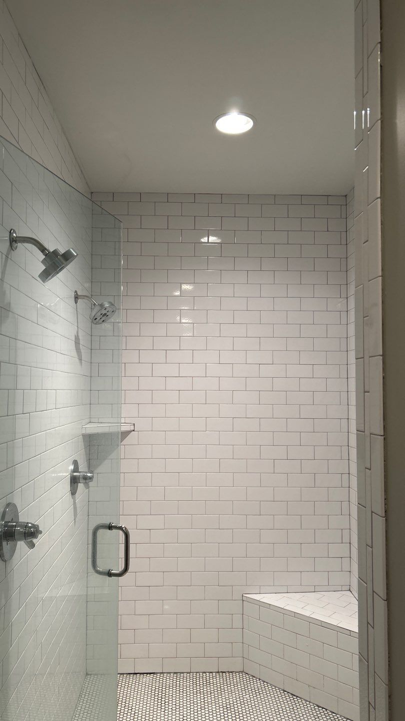 Double Shower Reno  by Footprints Floors of Nashville