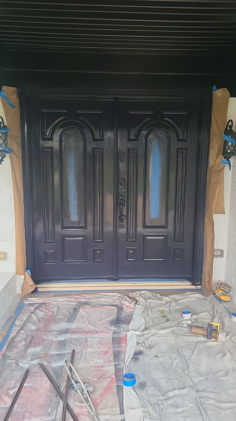 Brick painting by AKK Painting LLC