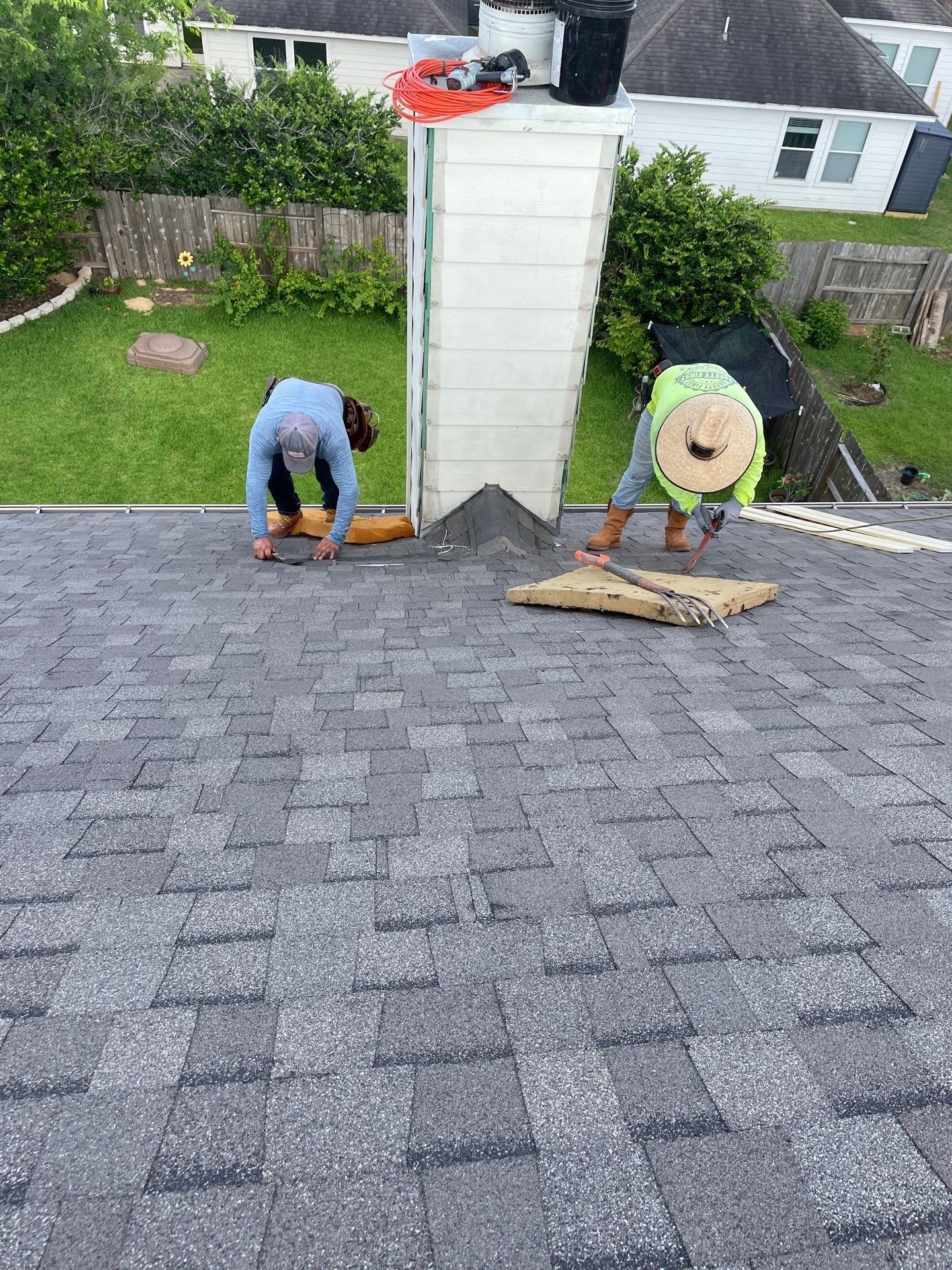 Hail Damage using Owen's Corning Duration (Lifetime) Shingles by Roof Repair Services LLC
