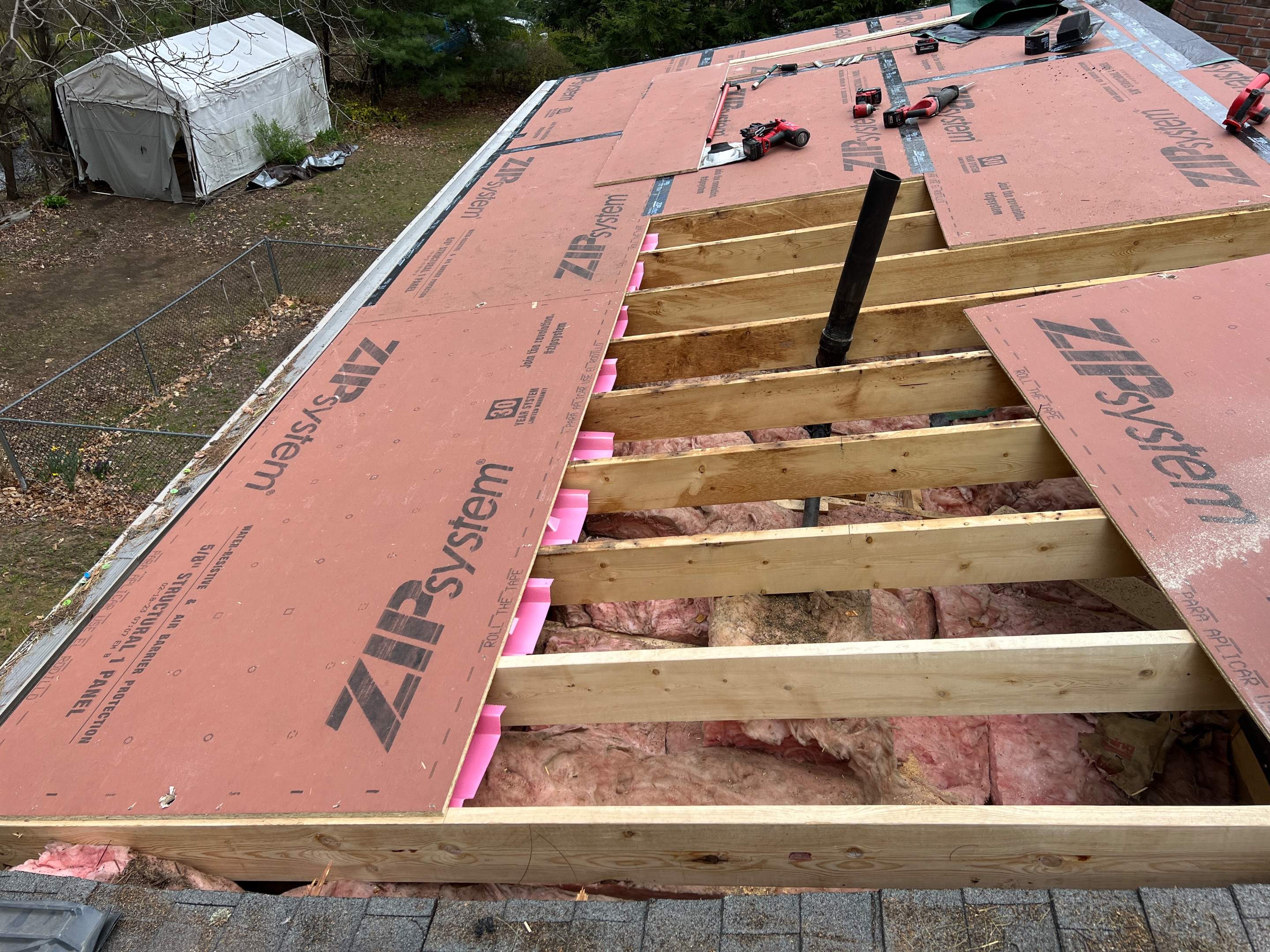 Tree Damage/Roof Repair by Chagnon Building & Remodeling LLC