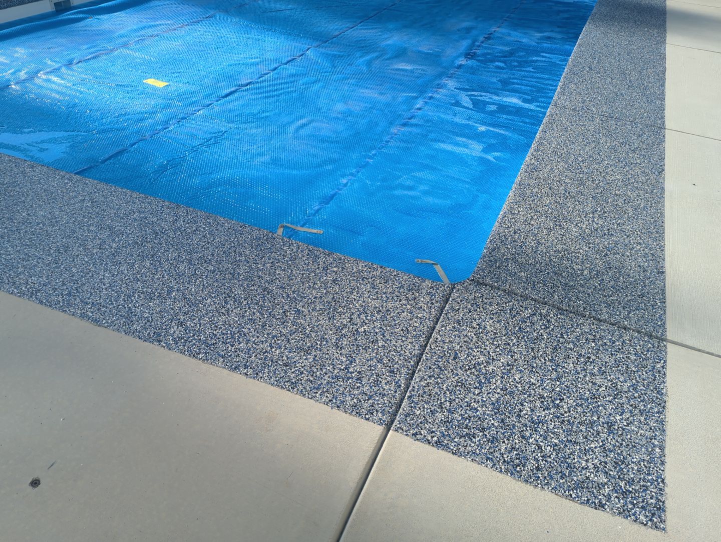 Pool Deck Transformation using Orbit & Patio in Slate Hybrid by Croc Coatings, LLC