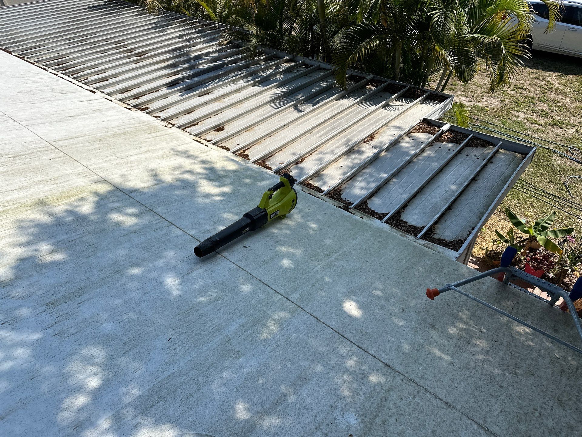 TPO Membrane & Metal Roof Cleaning + Gutter Cleaning in Fisherman’s Cove RV Park, Terra Ceia, FL | Sunshine AquaWash by Sunshine AquaWash