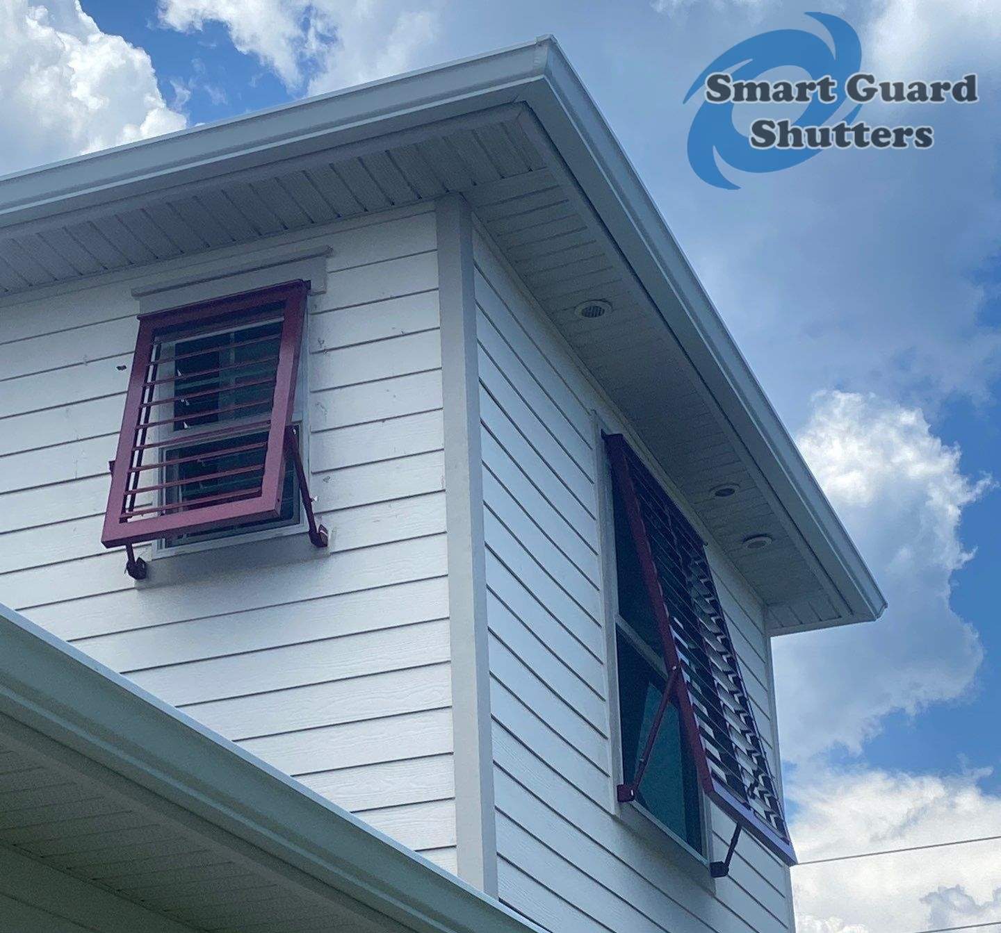 Impact Bahamas in Claret Violet by Smart Guard Shutters