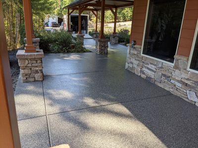 Patio Installation using Echo 1/4" Chip