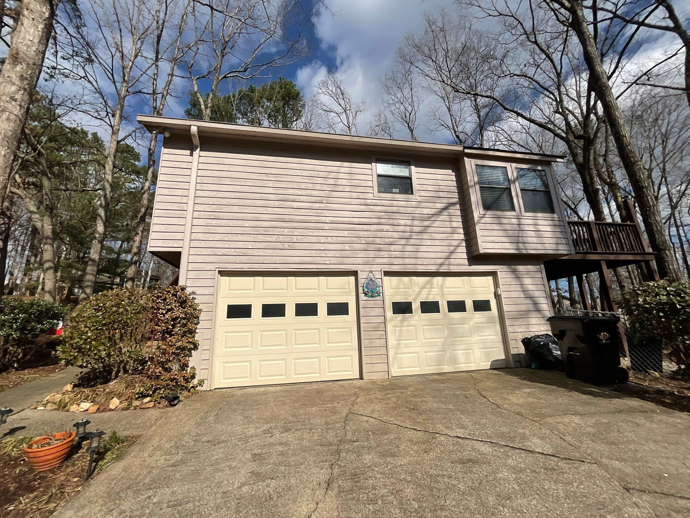 Exterior Painting and Deck Refinishing for an Acworth Residence by Swift Home Renovations