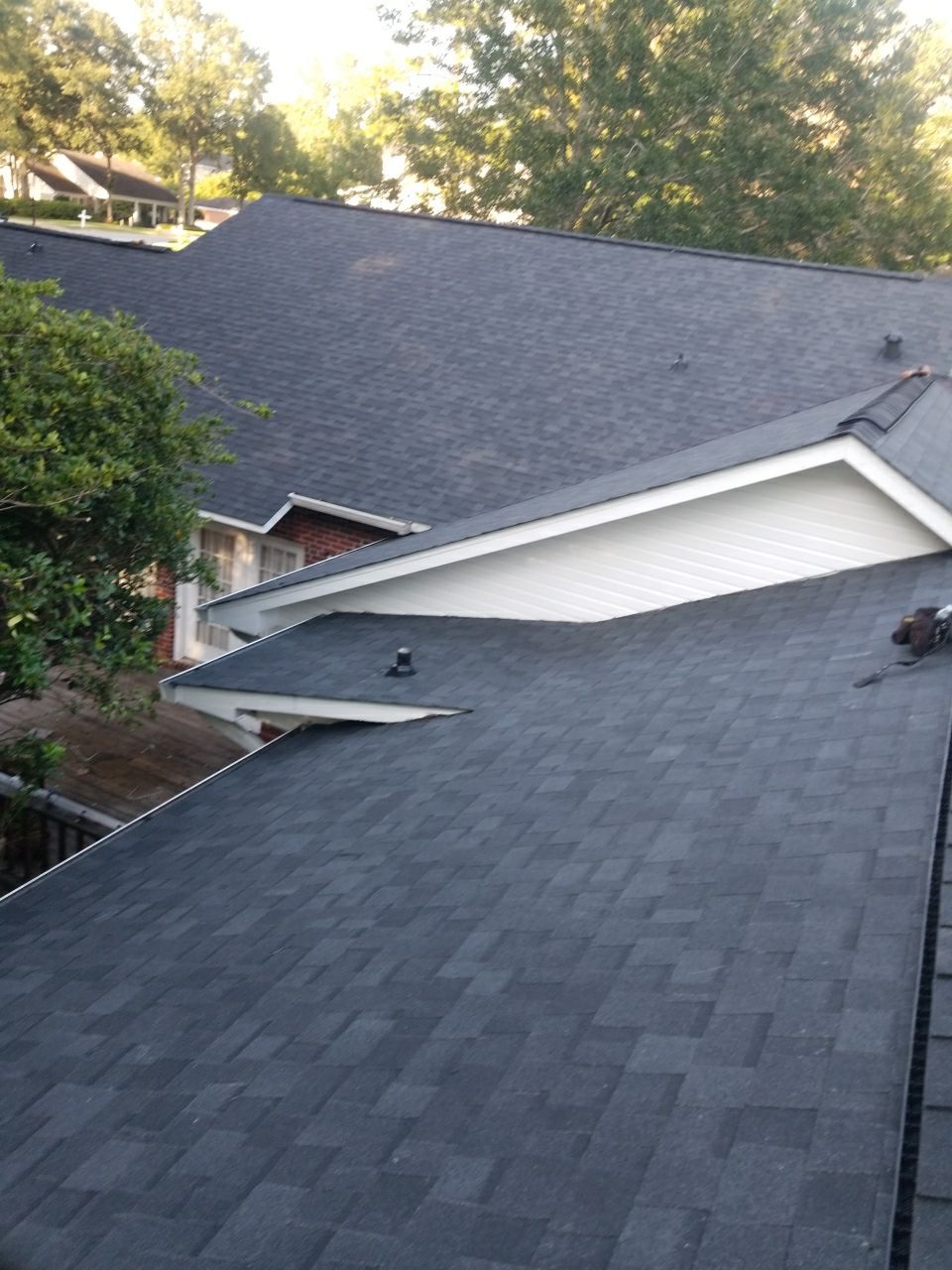 Residential Roofing Installation using Roof Replacement by American Roofing & Construction LLC