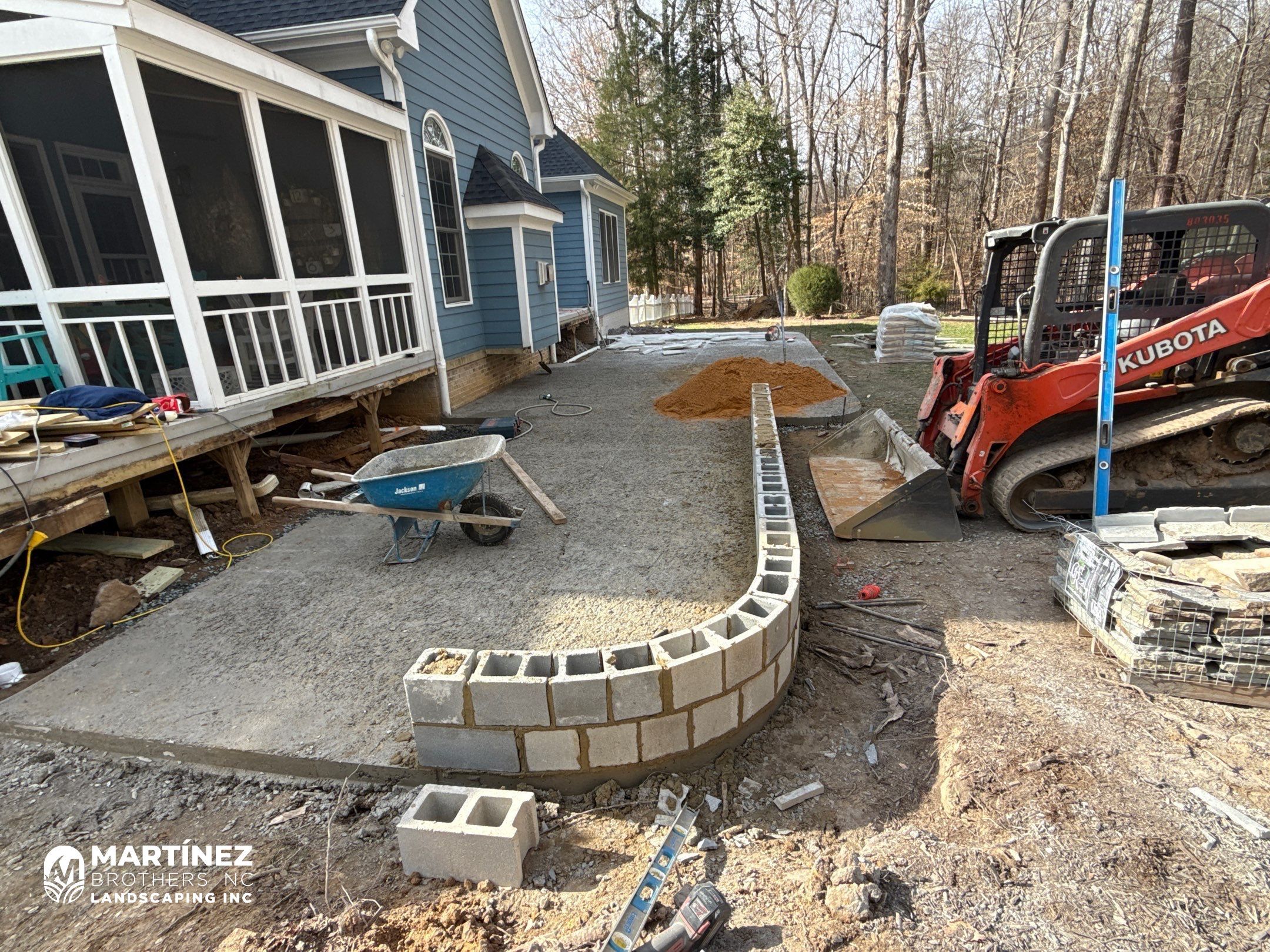 Hardscaping in Pittsboro by Martinez Brother’s Nc Landscaping Inc