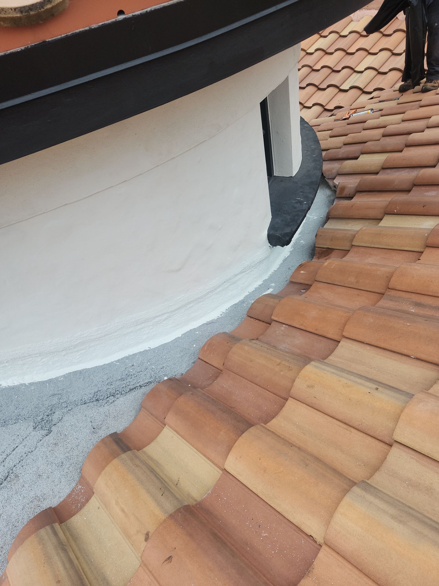 Tile Roof and Roof-to-Wall Repairs in Parkland by Aastro Roofing