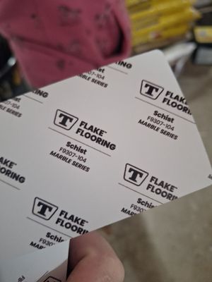 Custom Epoxy Flake Garage Floor Installation in Muskegon
