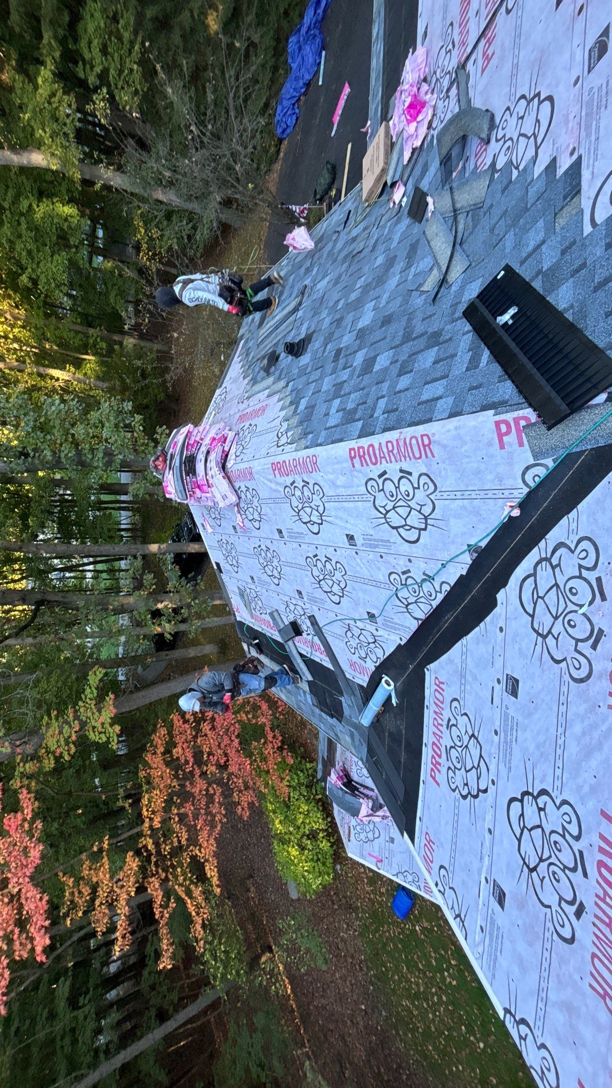 Roof Replacement using Owens Corning Slatestone Gray by 180 Contractors