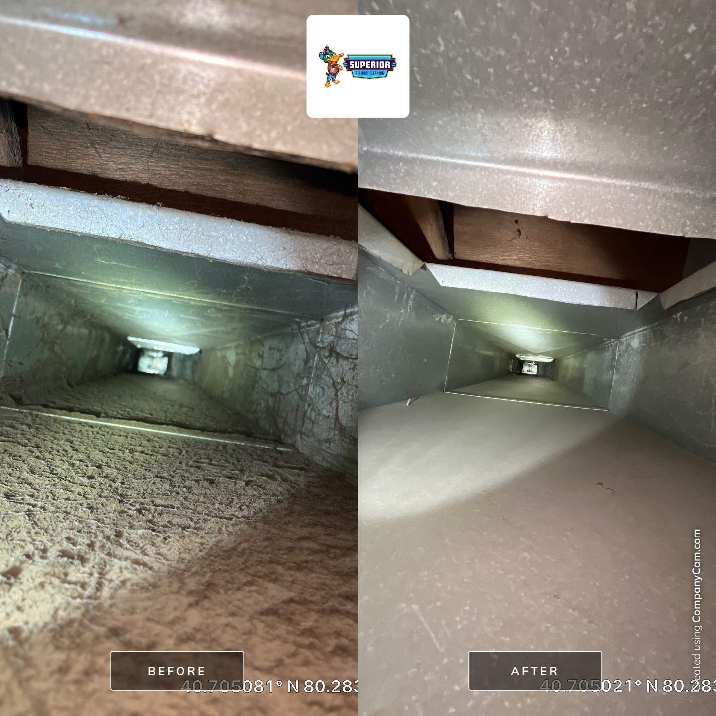 Air Duct Cleaning With a Vacuum Truck in Rochester, PA by Superior Air Duct Cleaning