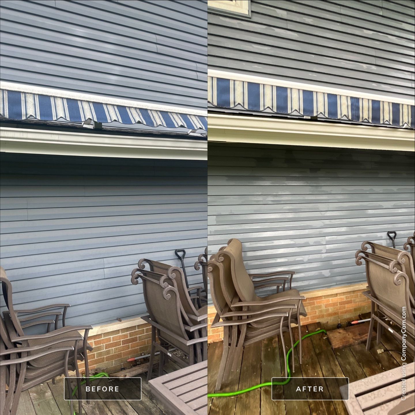 Project in Elk Grove Village by Simmons Power & Soft Washing