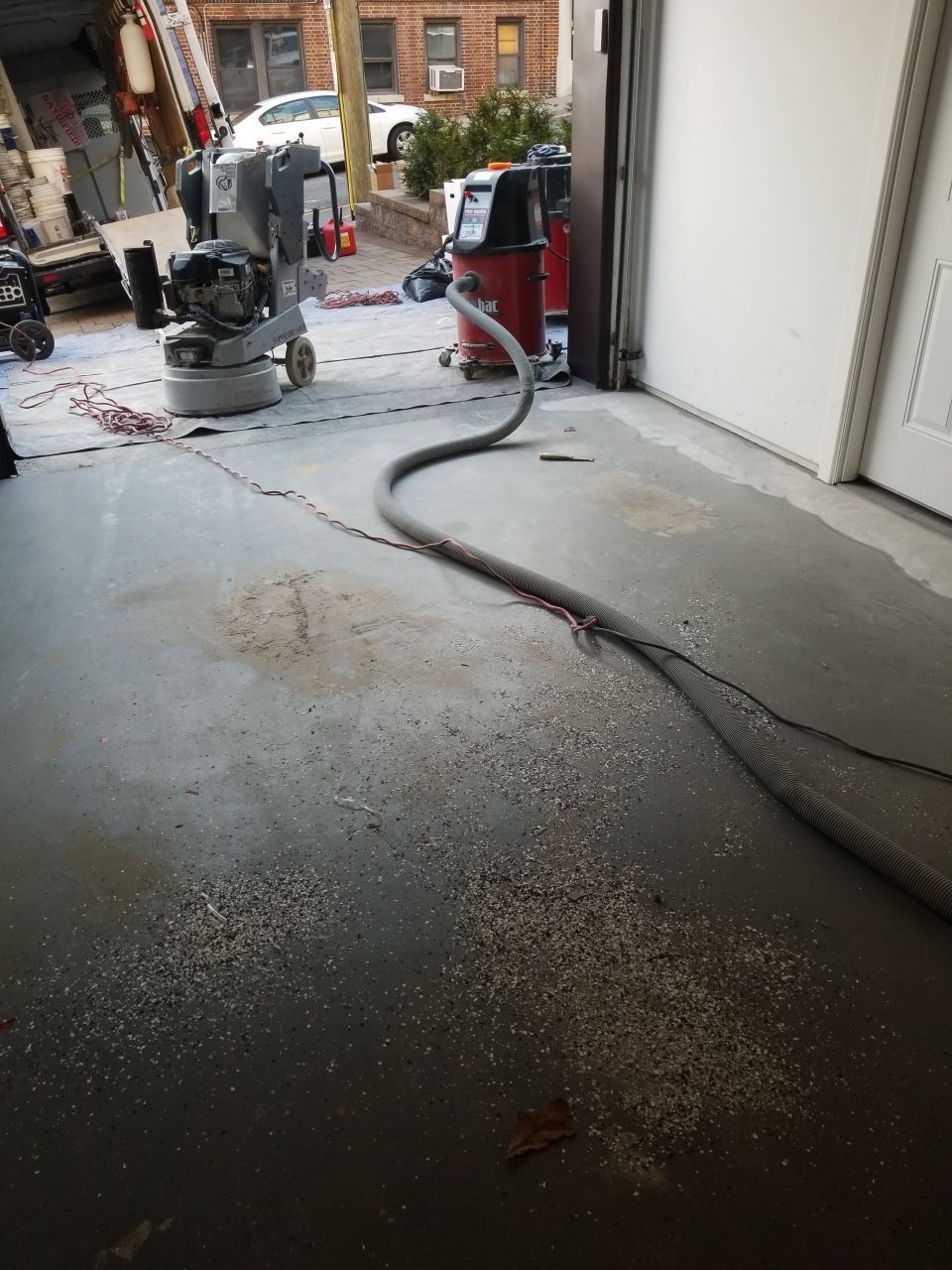 Garage Floor Coating in Penntek Domino by Spectrum Painting, LLC