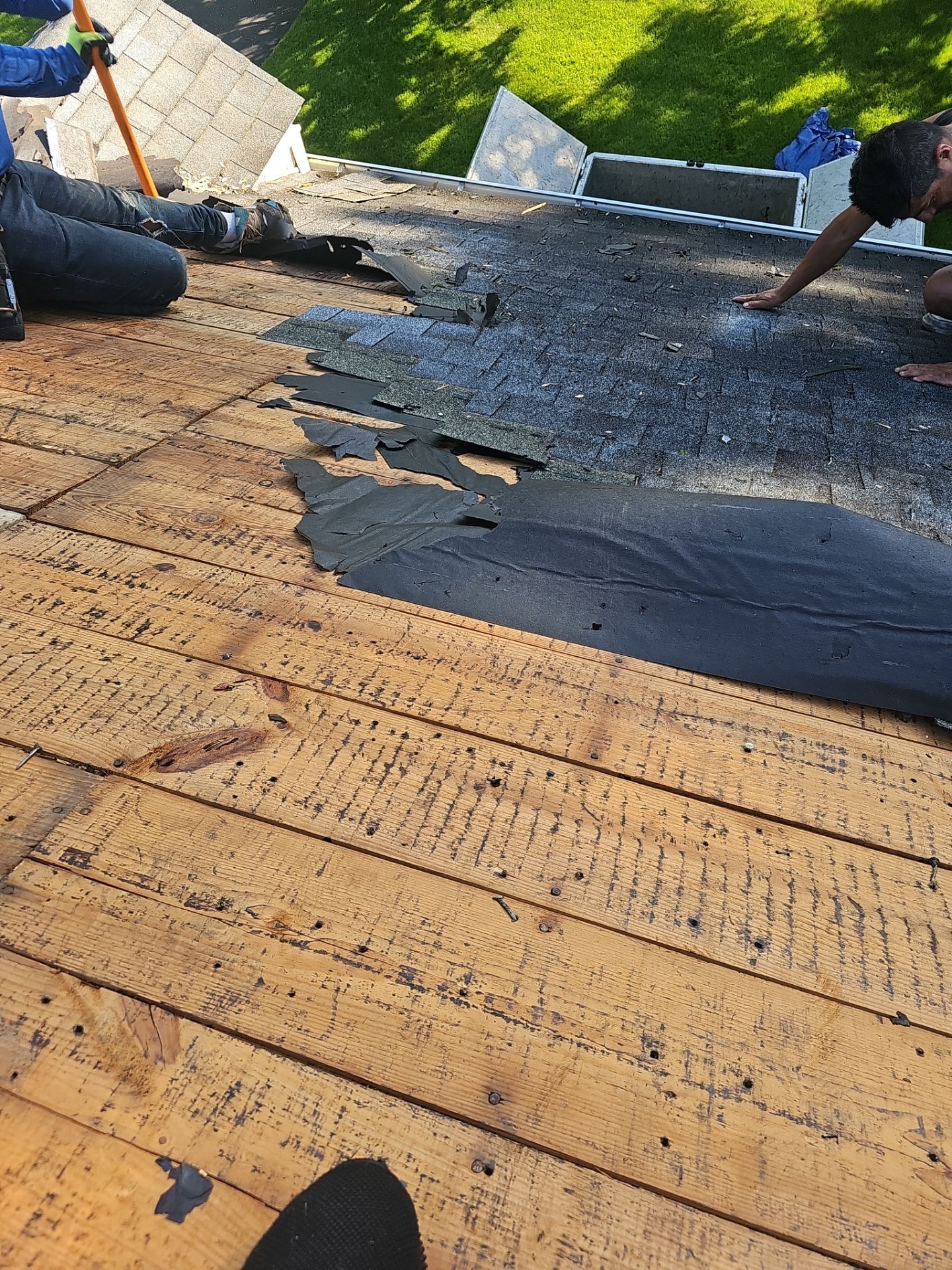 Residential Roofing Installation using Tamko Titan XT - Old English Pewter by A Plus Exterior