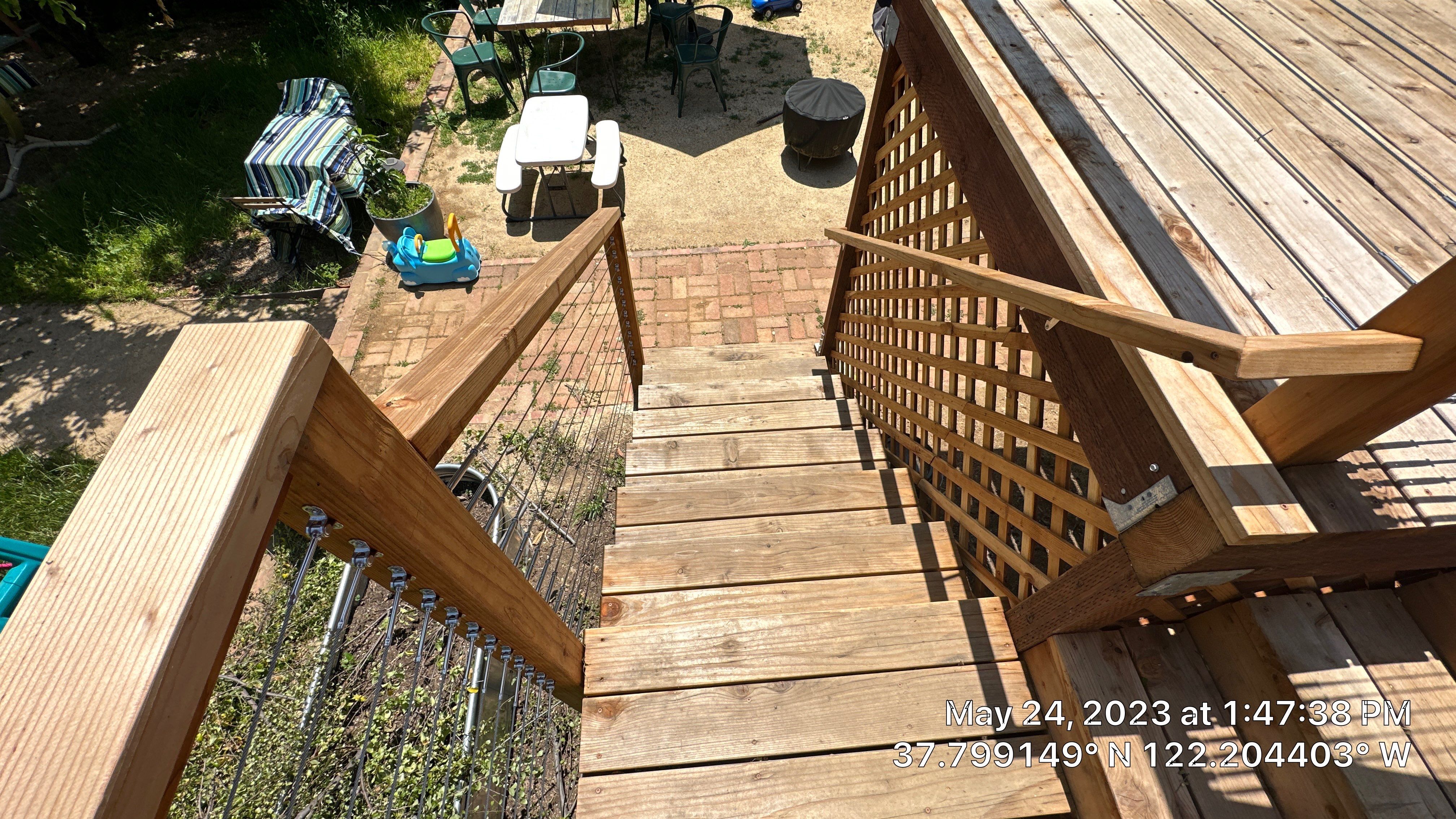 Deck Refinish  by Herrera’s Bay Area Painting inc.