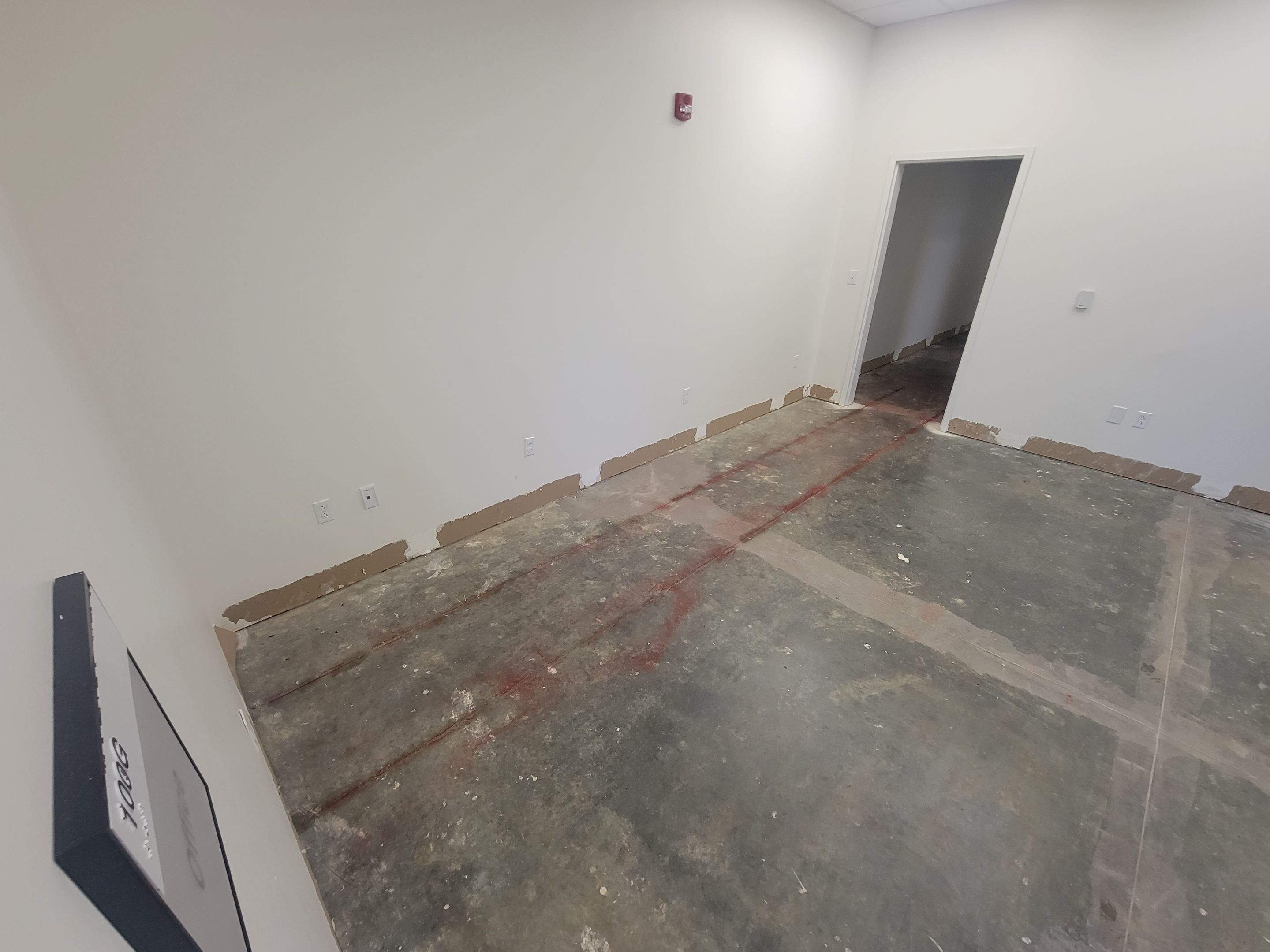 Concrete Scanning for new sewer line install by Alsip Locating Service, LLC