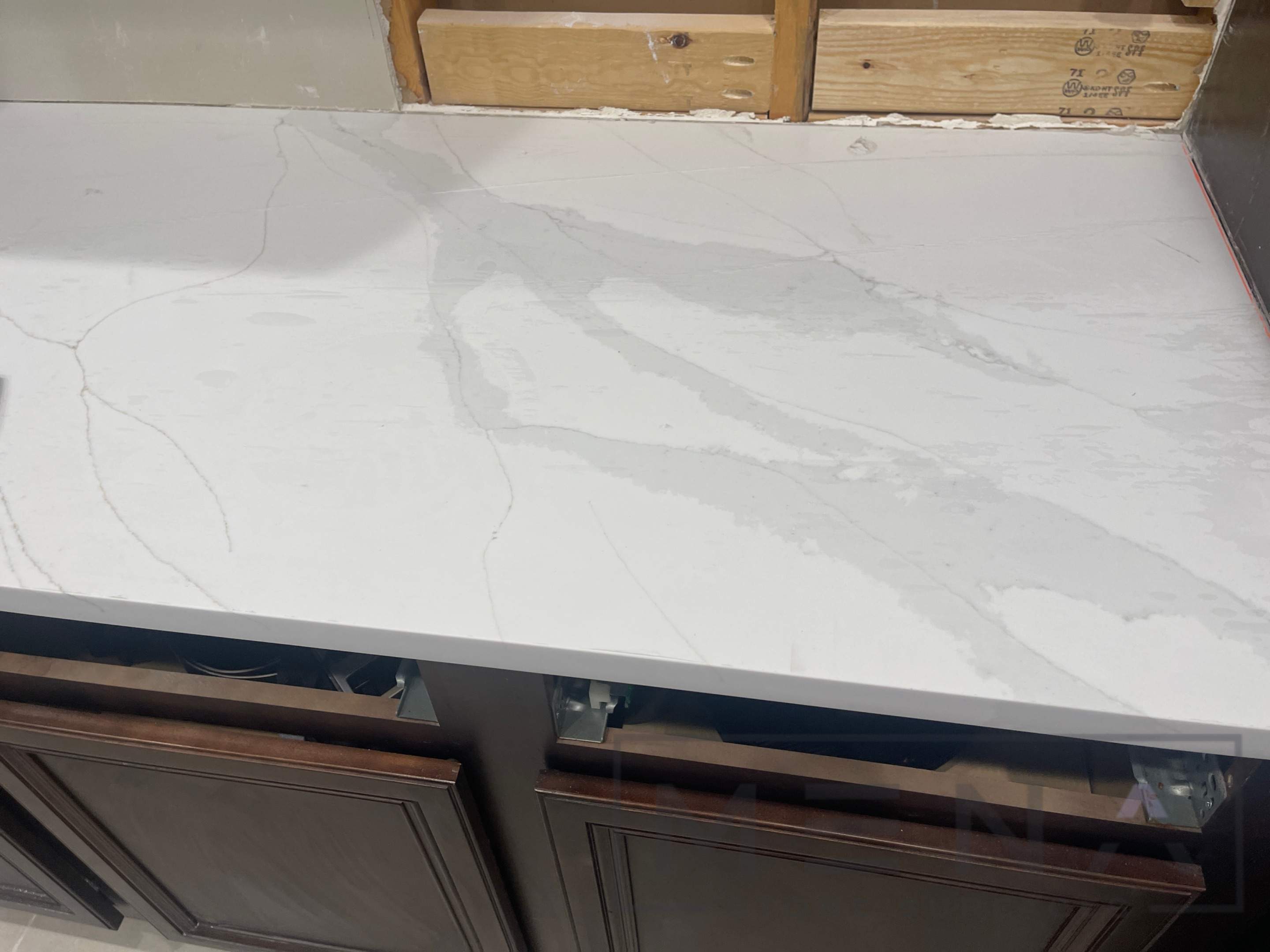 Quartz Countertop and Matching Backsplash Installation in San Antonio by Mena stone surfaces