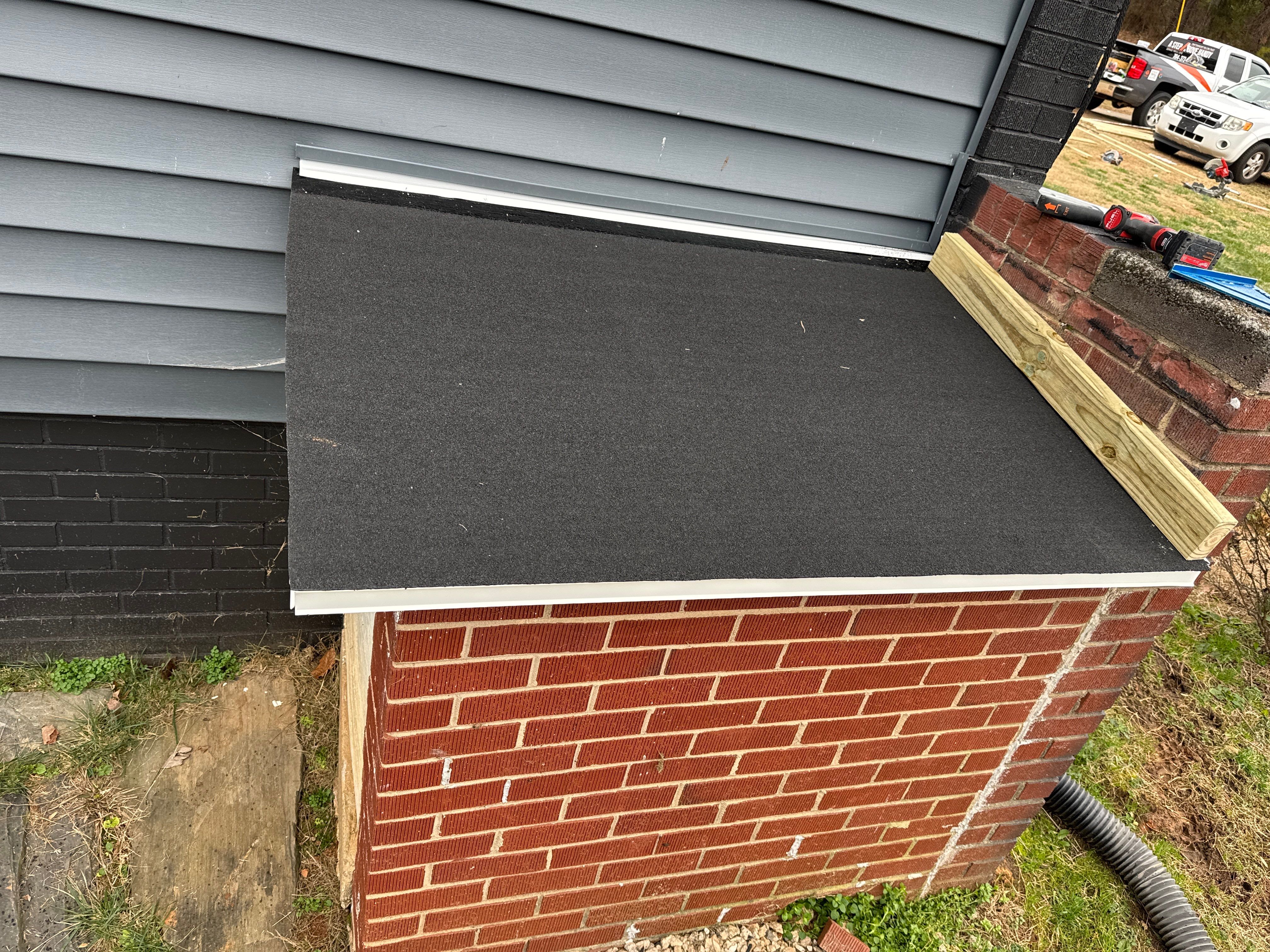 Storage Enclosure Roof Reconstruction by A Step Above Handy LLC 