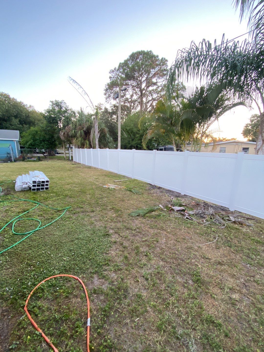 Bradenton, FL 6 ft. Tall White Vinyl Privacy Fence  by Asap fence and gates, LLC