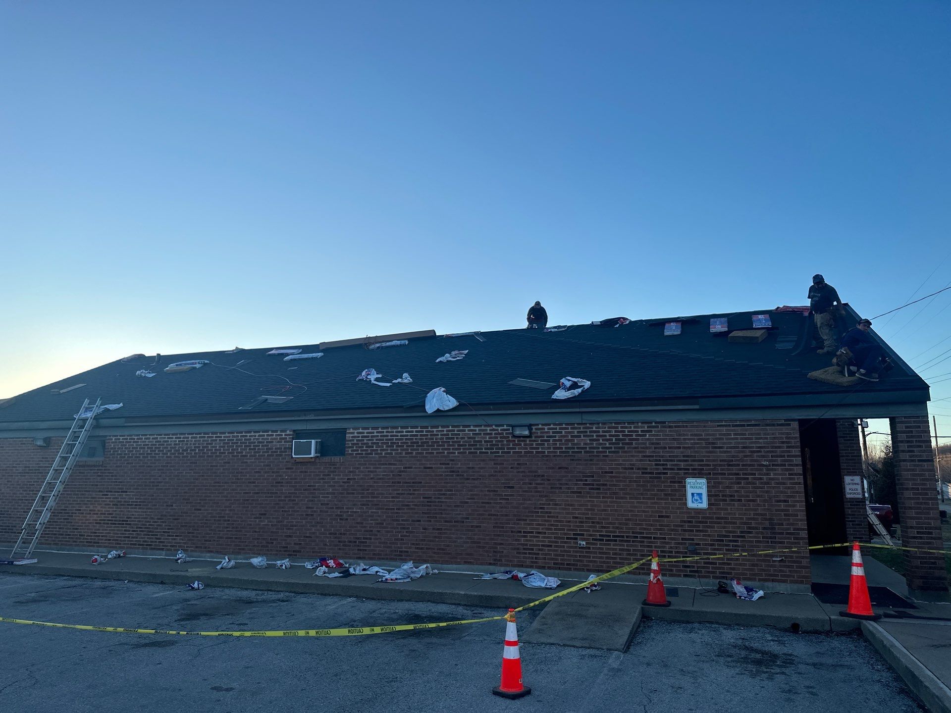 Residential Roofing Installation using GAF Timberline HDZ Charcoal by Nitro Roofing and Construction