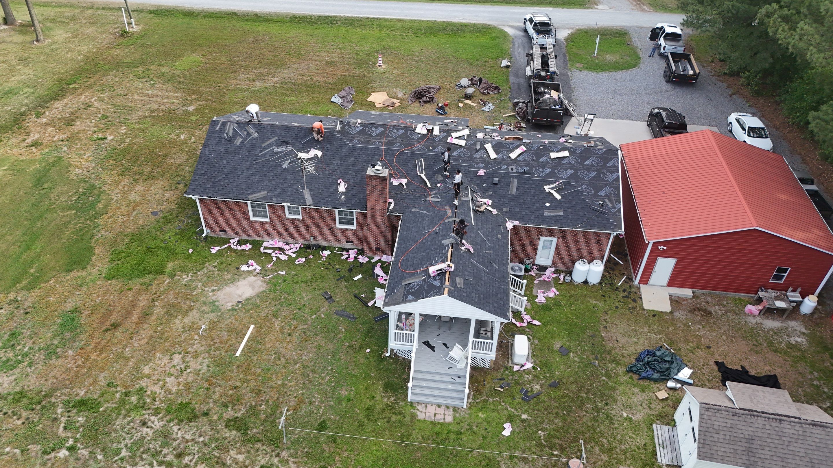 Complete Architectural Shingle Roof Replacement Project in Hudgins by Cade Construction