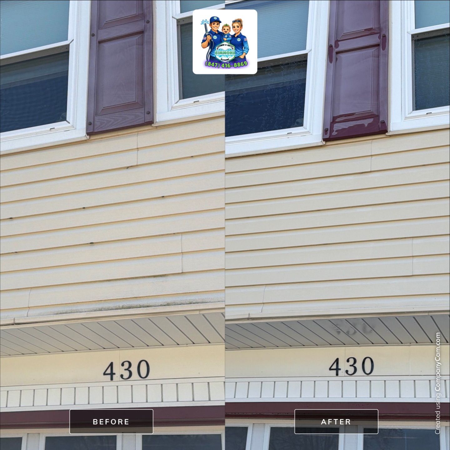 Project in Schaumburg by Simmons Power & Soft Washing