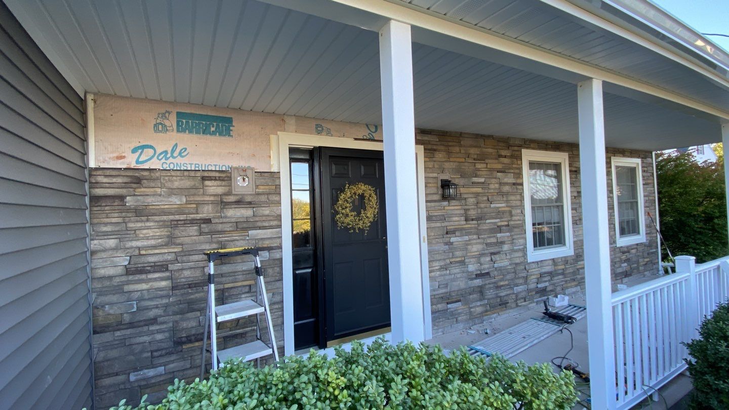 Siding Installation using Certainteed Monogram Charcoal gray and Owens Corning Versetta Stone Sterling by A Plus Exterior