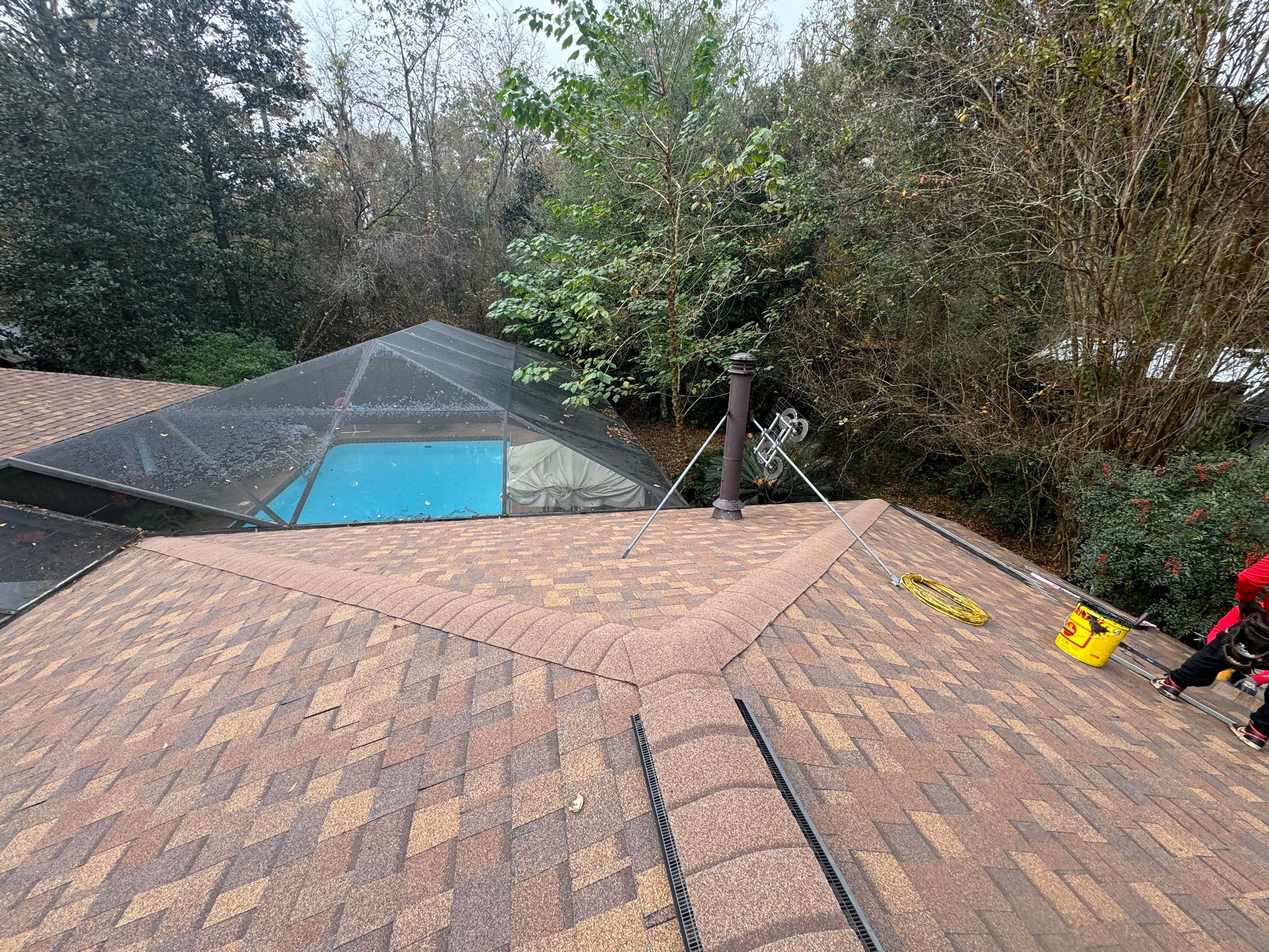 Gainesville Reroof with Detached Garage by Brehm Roofing