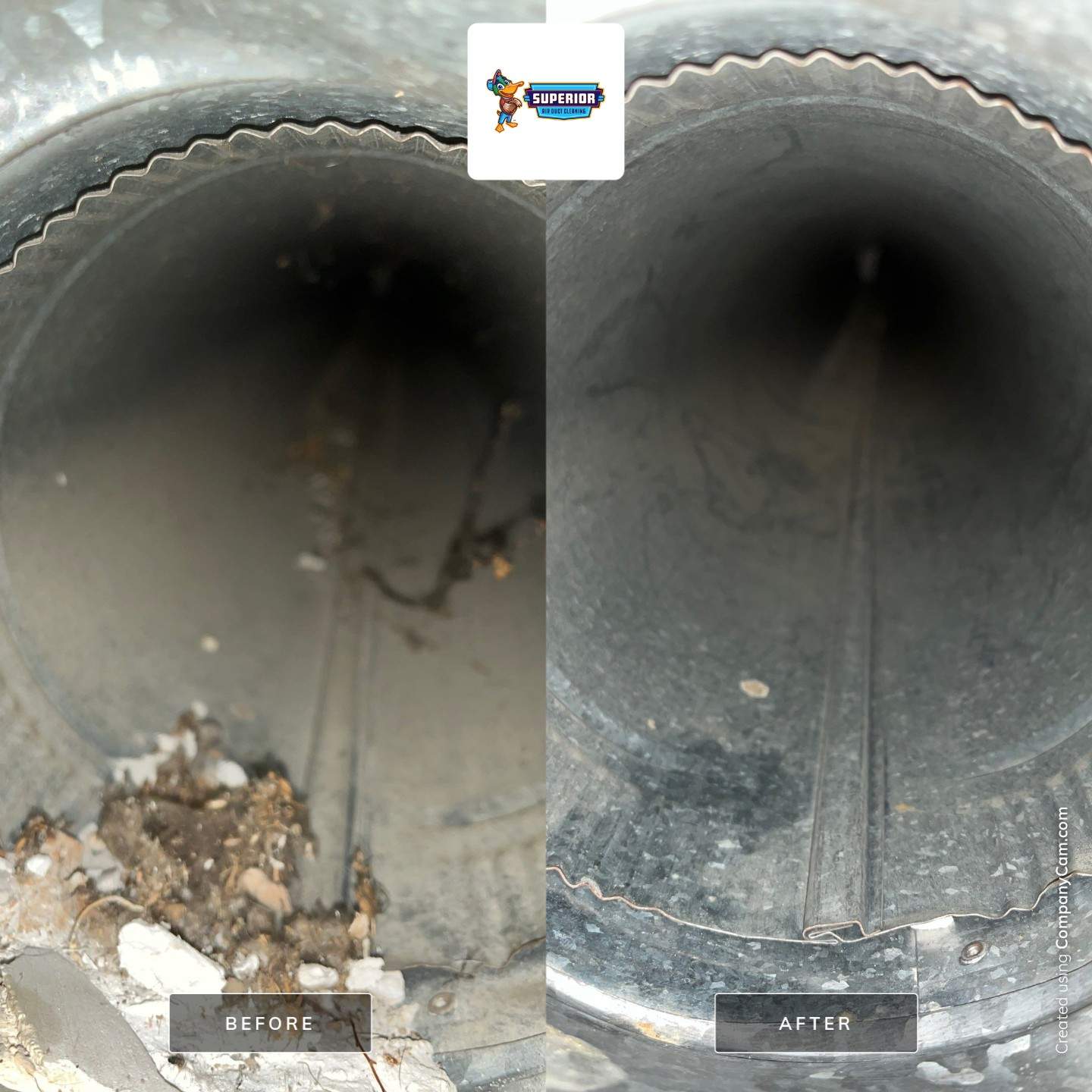 Air Duct Cleaning With a Vacuum Truck in Ellwood City, PA by Superior Air Duct Cleaning