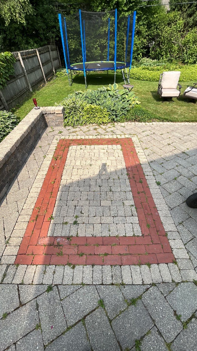 Brick paver clean, sand and seal.  using Surebond SB-1300 by Northern Power Washing LLC.