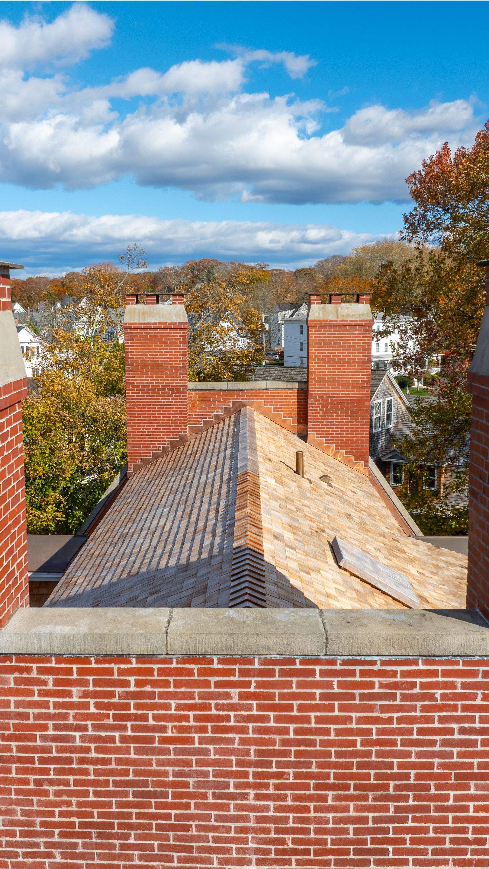 Professional Planning Group Westerly,RI Cedar Shake & Copper Roof Replacement by Rinaldi Brothers