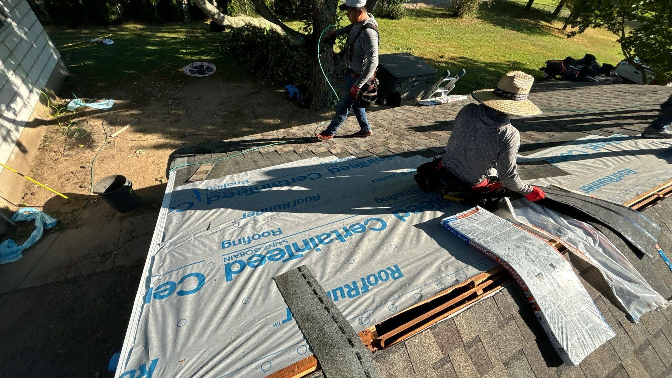 Roof Replacement using CertainTeed Northgate by 180 Contractors