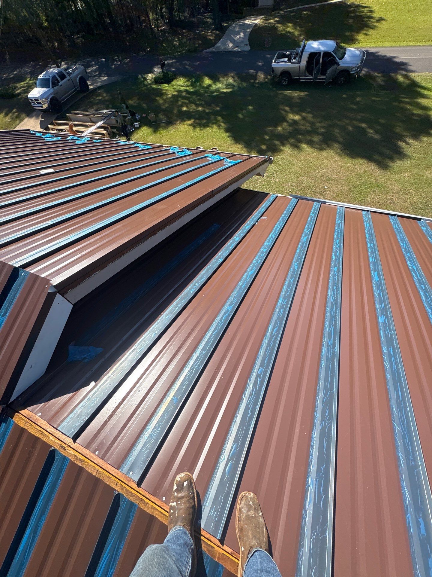 Standing Seam Metal Roof Installation in Trussville by NANOROOF Alabama