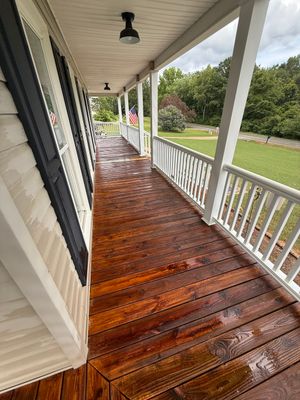 Deck using Wood Sealant