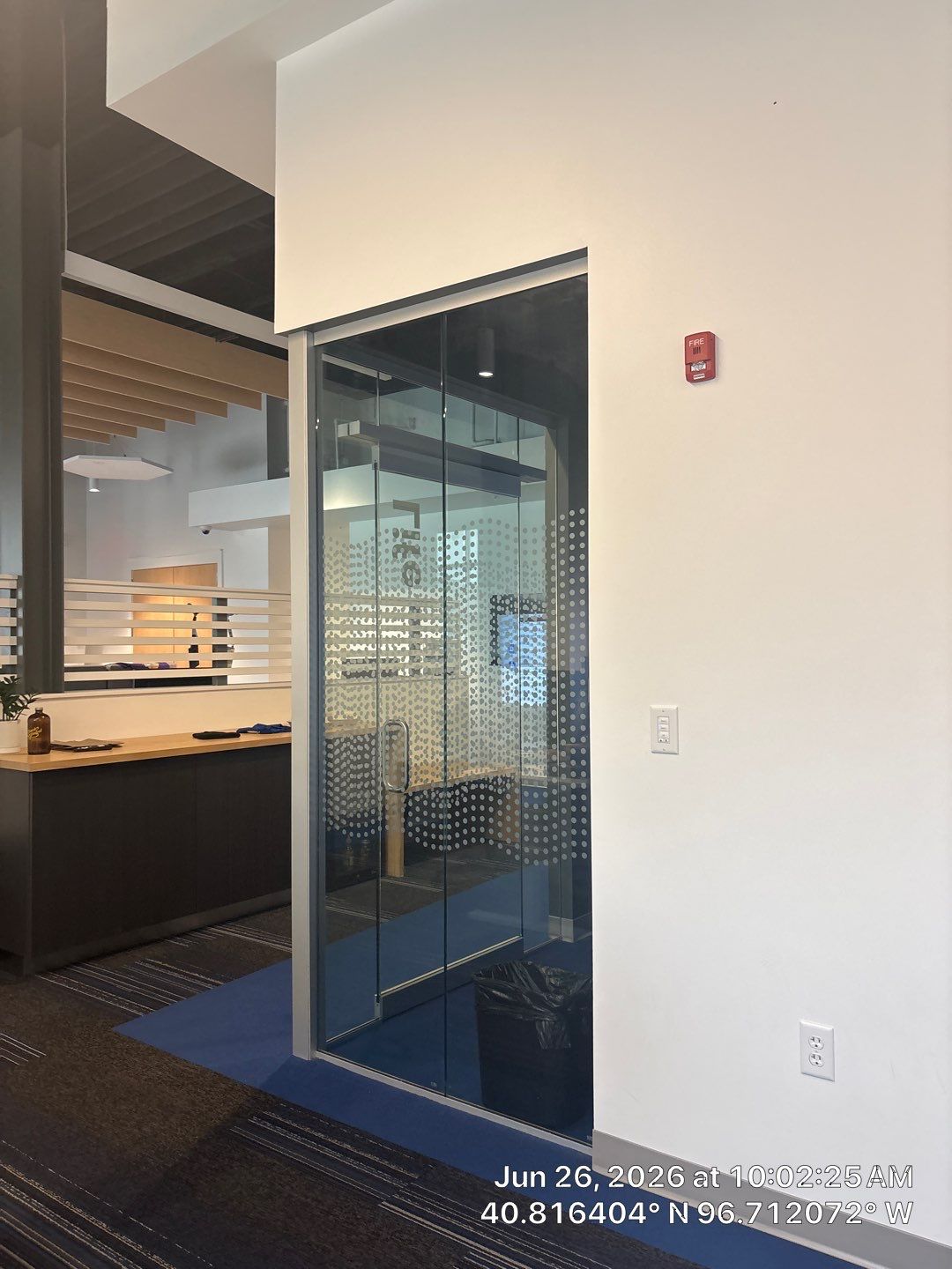 Modern Office Remodel Featuring Custom Acoustic Baffles in Lincoln by CompanyCam Sales Demo