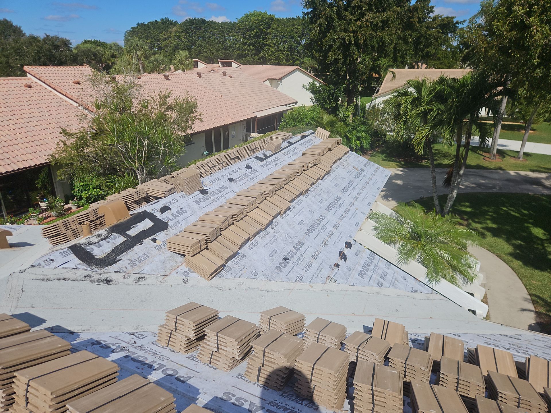 Residential Roofing Installation using WestLake Roofing Tile by BLUES BROTHERS ROOFING