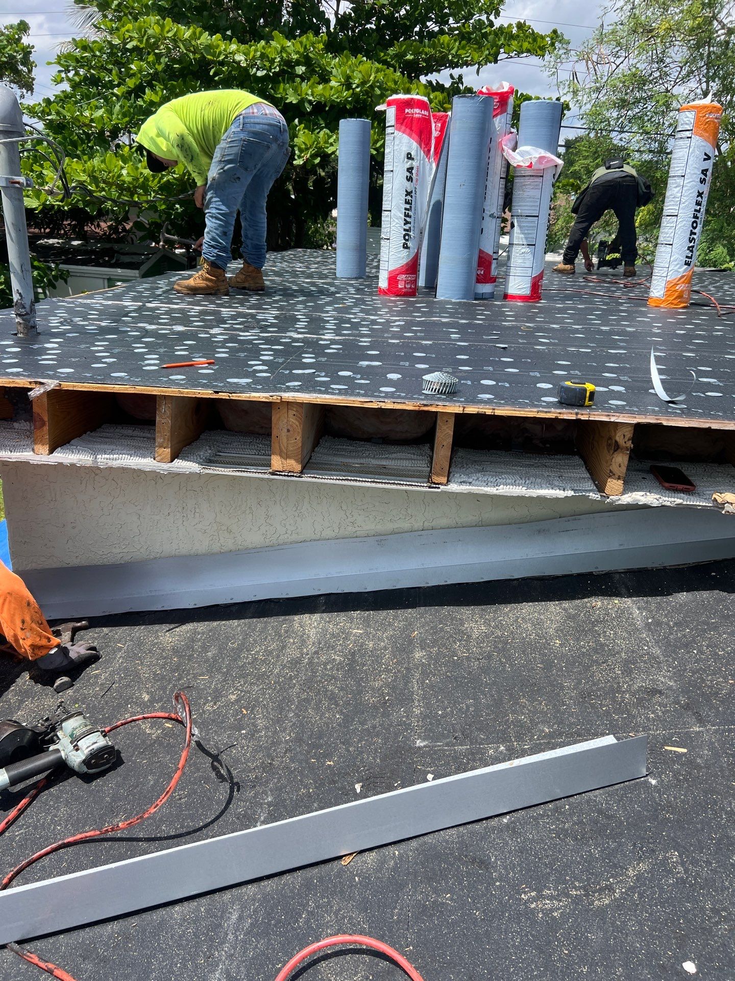 Beautiful Blue Shingle Re-Roof in Hollywood! by First Due Roofing