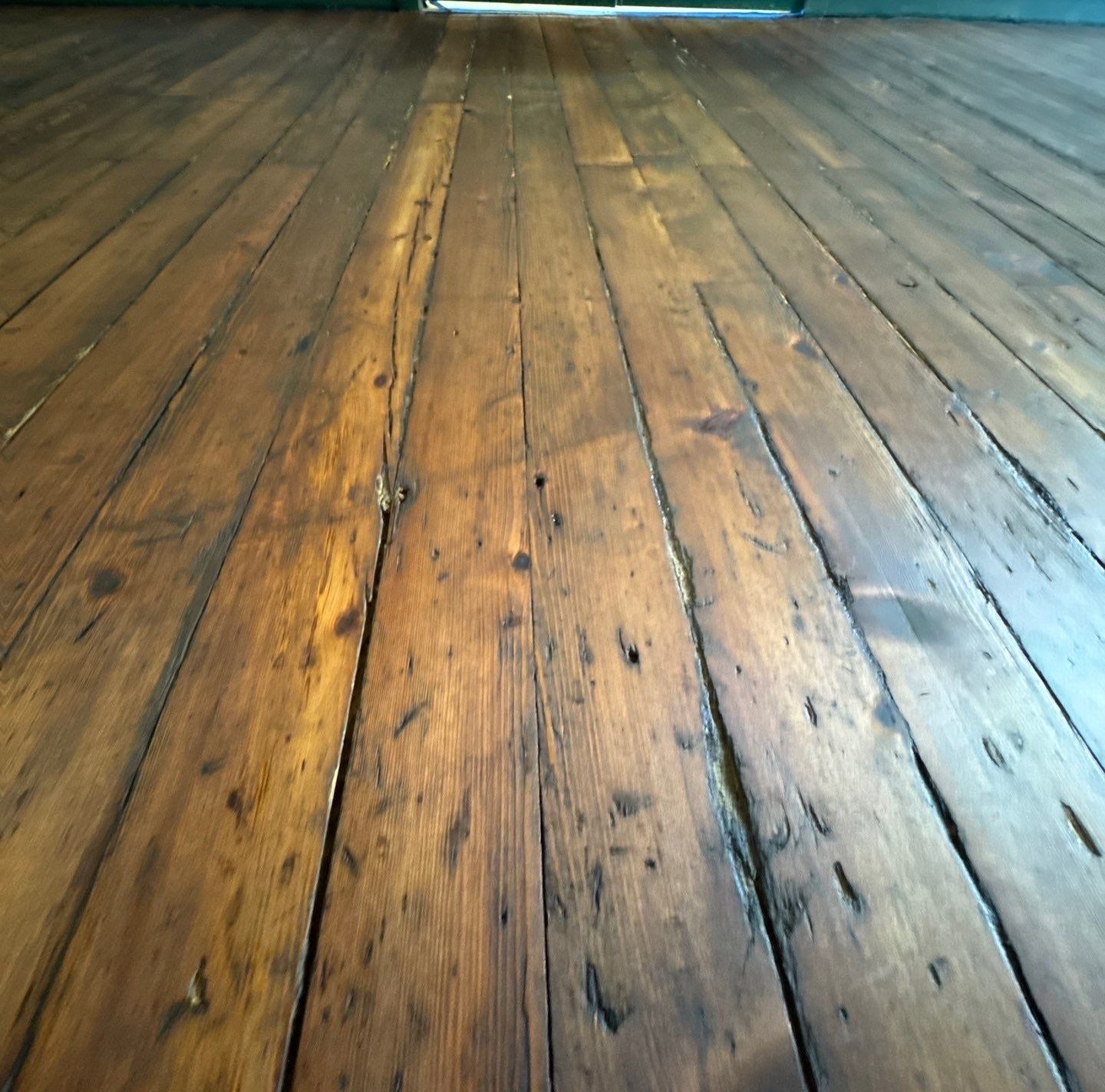 Historic restoration of 1873 floor  by Ann Arbor Hardwoods 