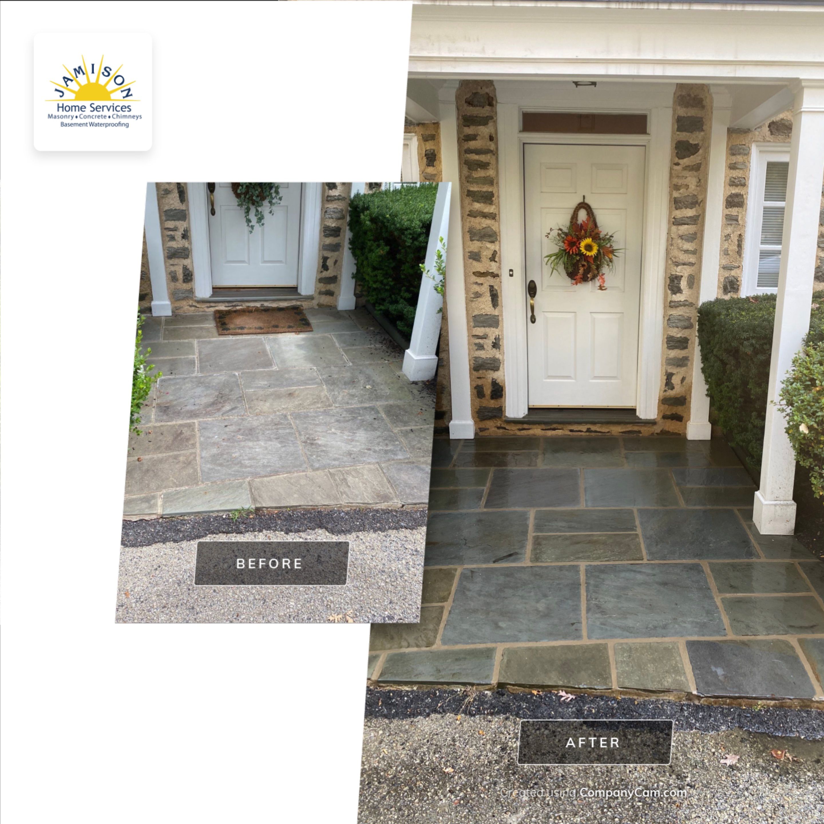 Patio Installation by Jamison Basement Waterproofing 