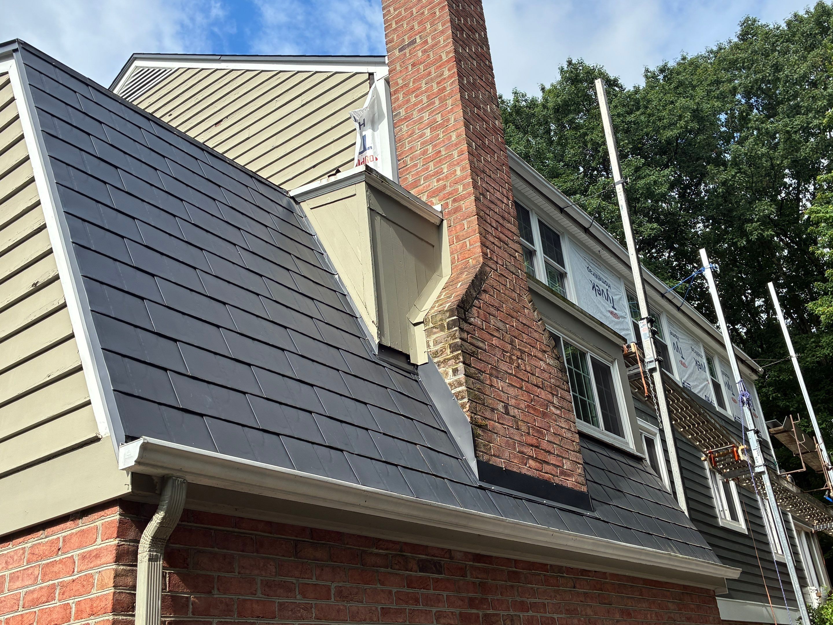 James Hardie Transformation of a Majestic Sewickley Heights Home by Ideal Siding Pittsburgh