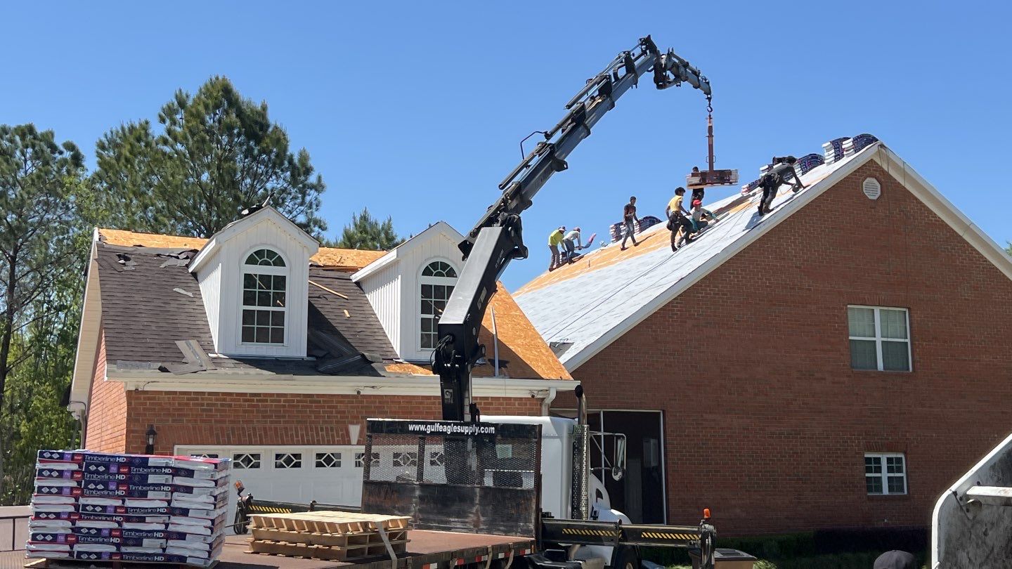 Residential Roofing Installation using Roof Replacement by American Roofing & Construction LLC