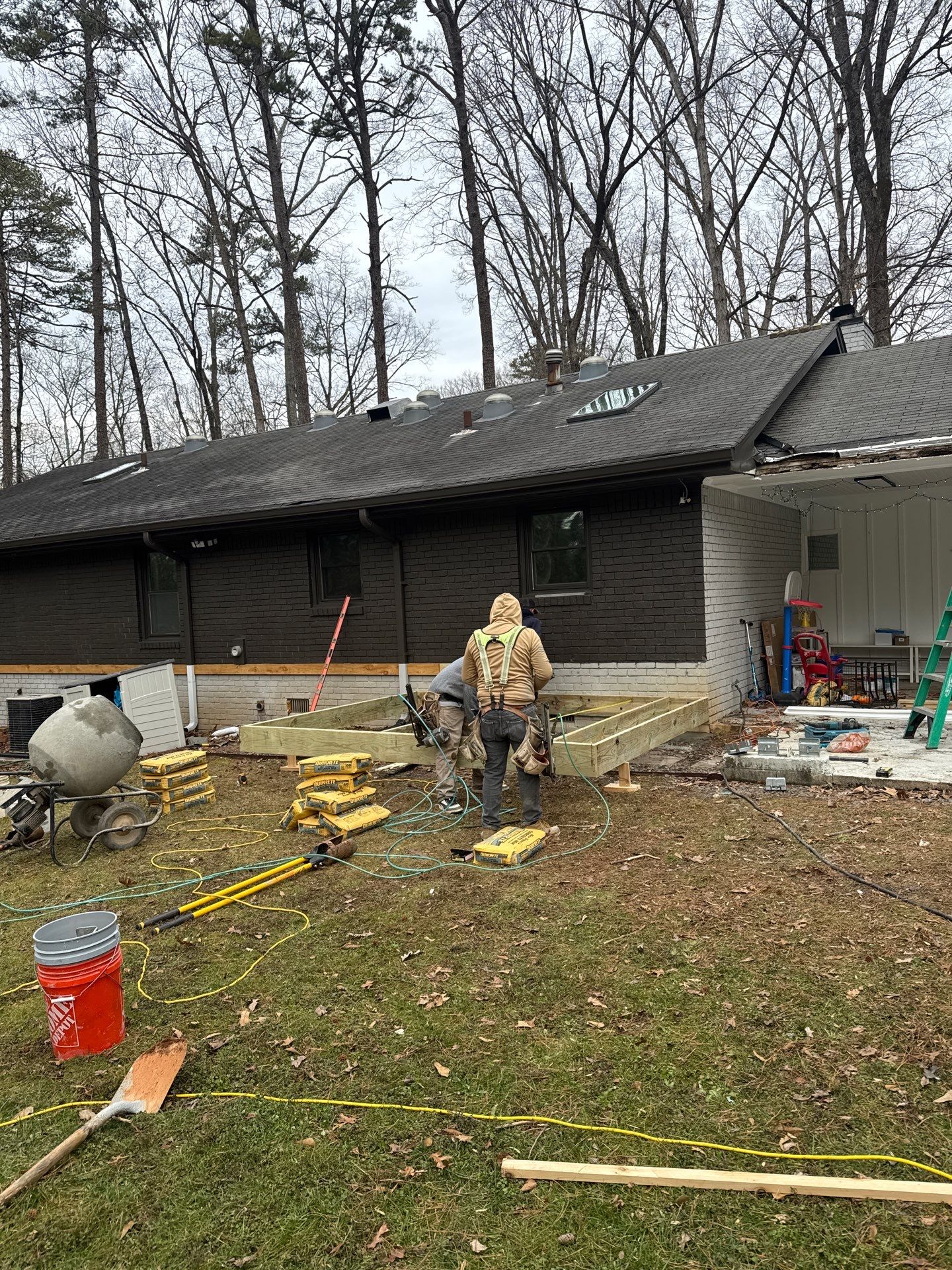 Modern Exterior Transformation and Multi-Tiered Deck Installation in Decatur by Swift Home Renovations