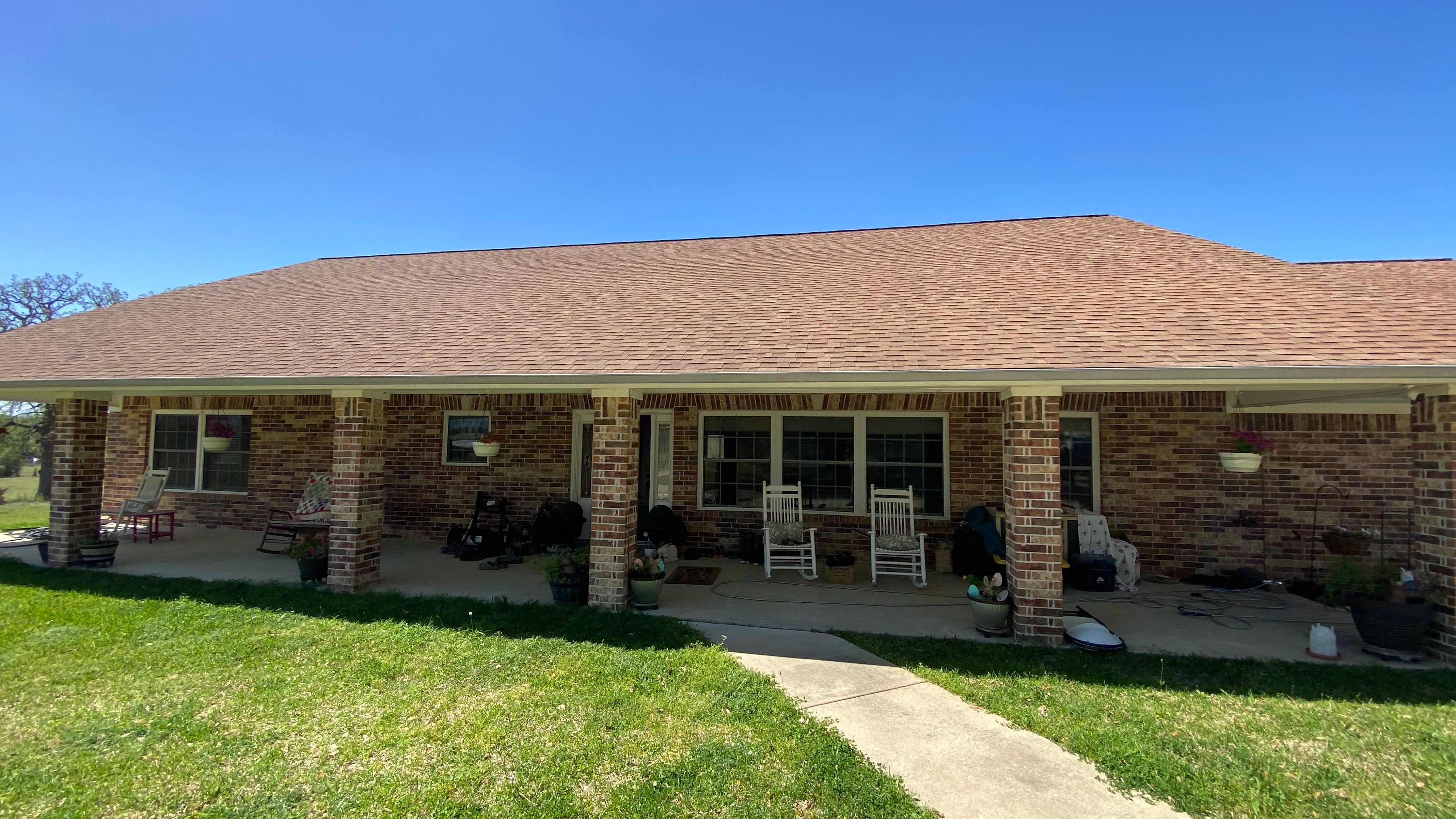 Residential Roof Replacement using GAF - HDZ - Slate by Action Exteriors Austin