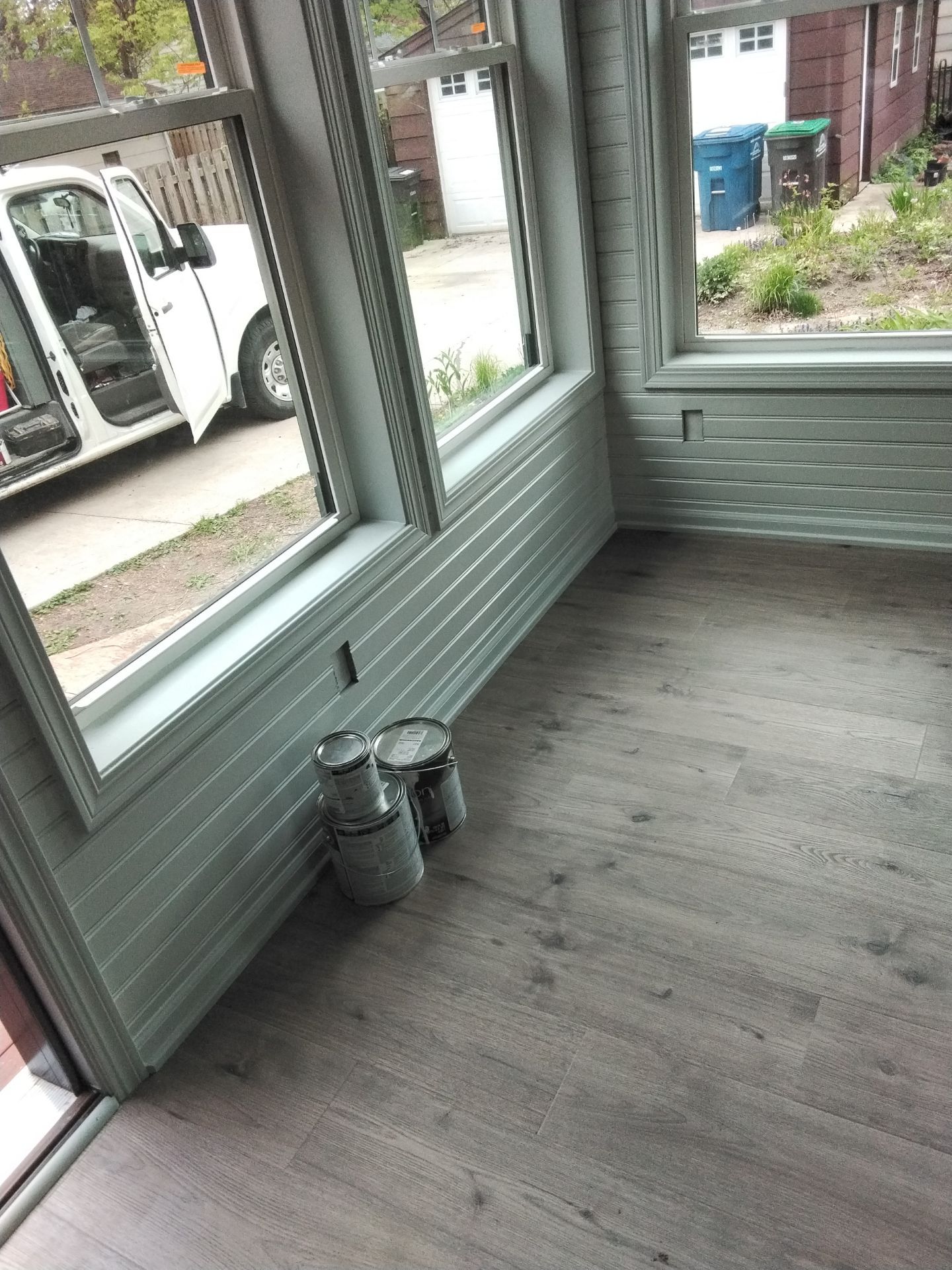 New 4 season room interior & exterior painting by Midwest Paint LLC