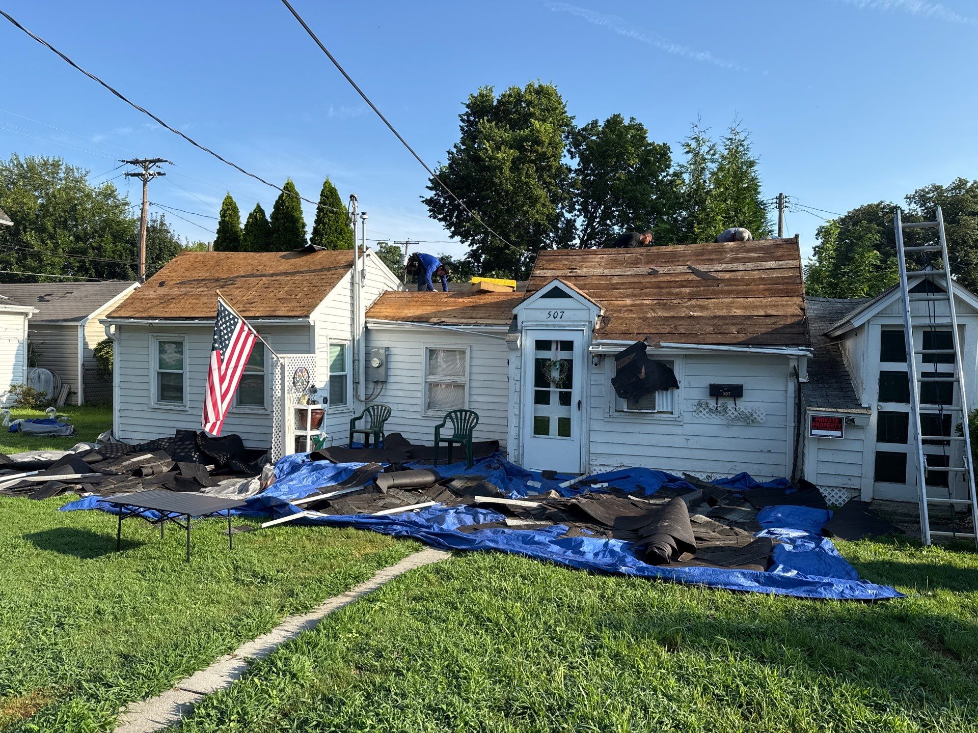 Residential Roofing Installation using GAF Timberline HDZ by Matter Roofing & Construction