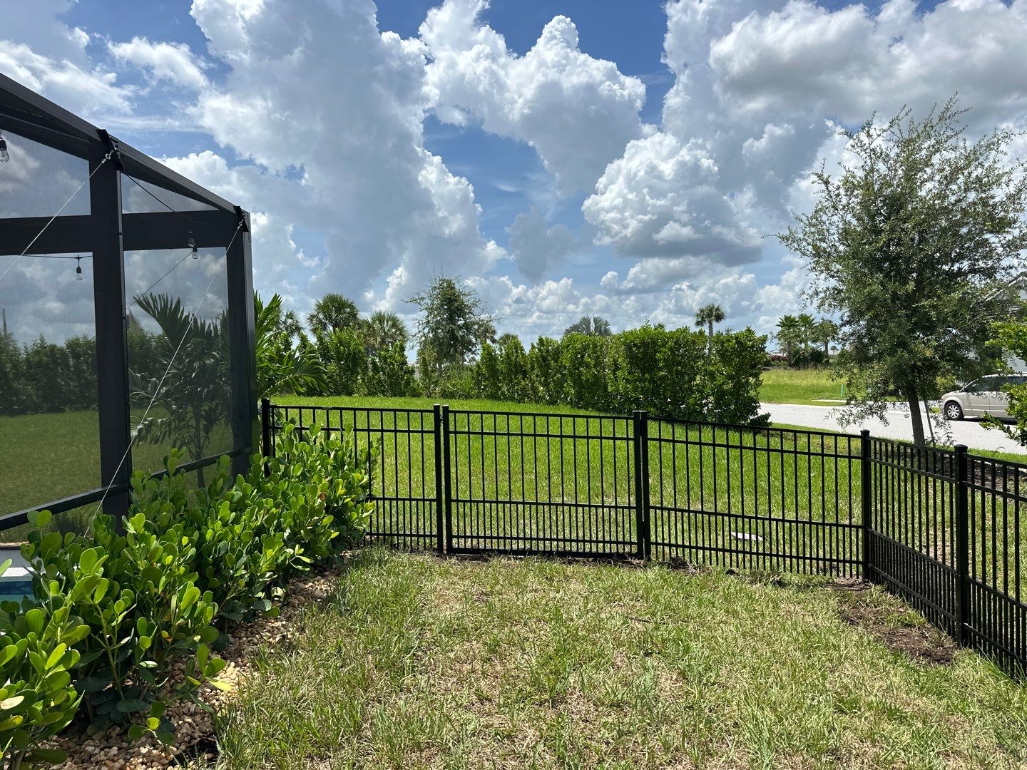 Aluminum Fence Installation using 3 Rail Aluminum Fence by Asap fence and gates, LLC