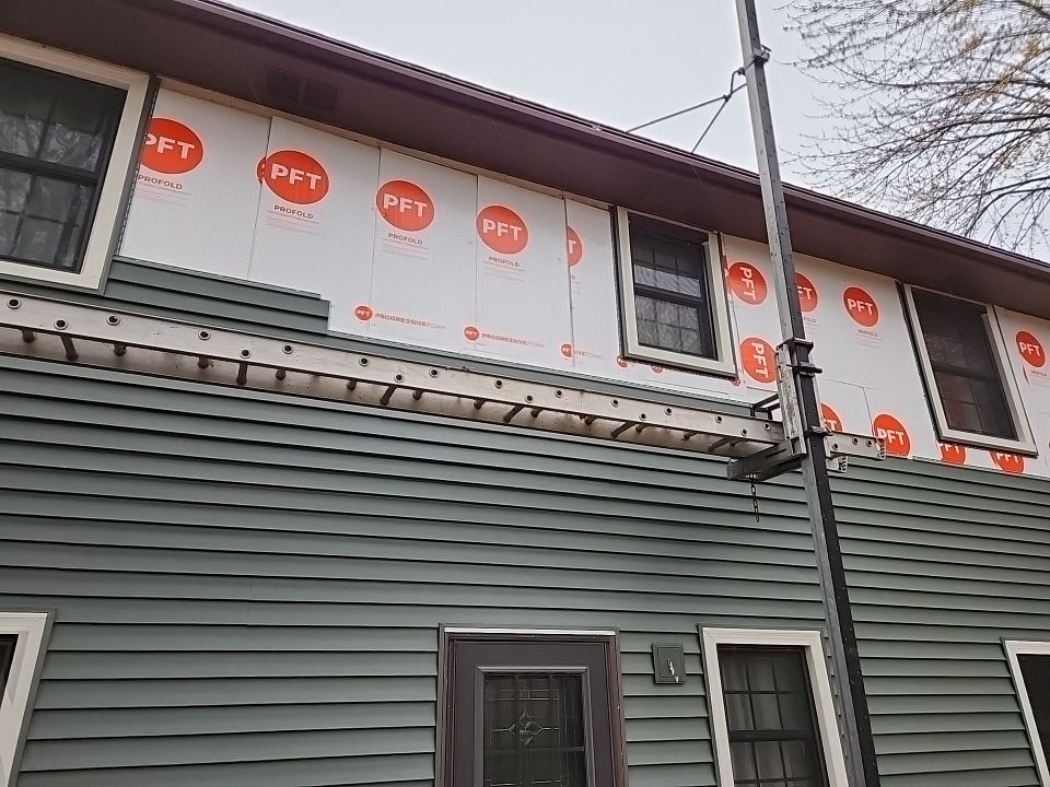 Siding Installation using Spruce Exterior Portfolio Vinyl Siding by EEC  Windows, Siding & Roofing 