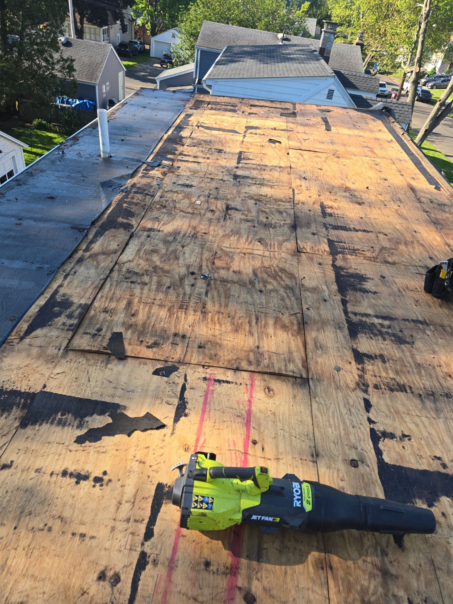 Residential Roof Replacement With Owens Corning Shingles in Stratford, CT by A Plus Exterior